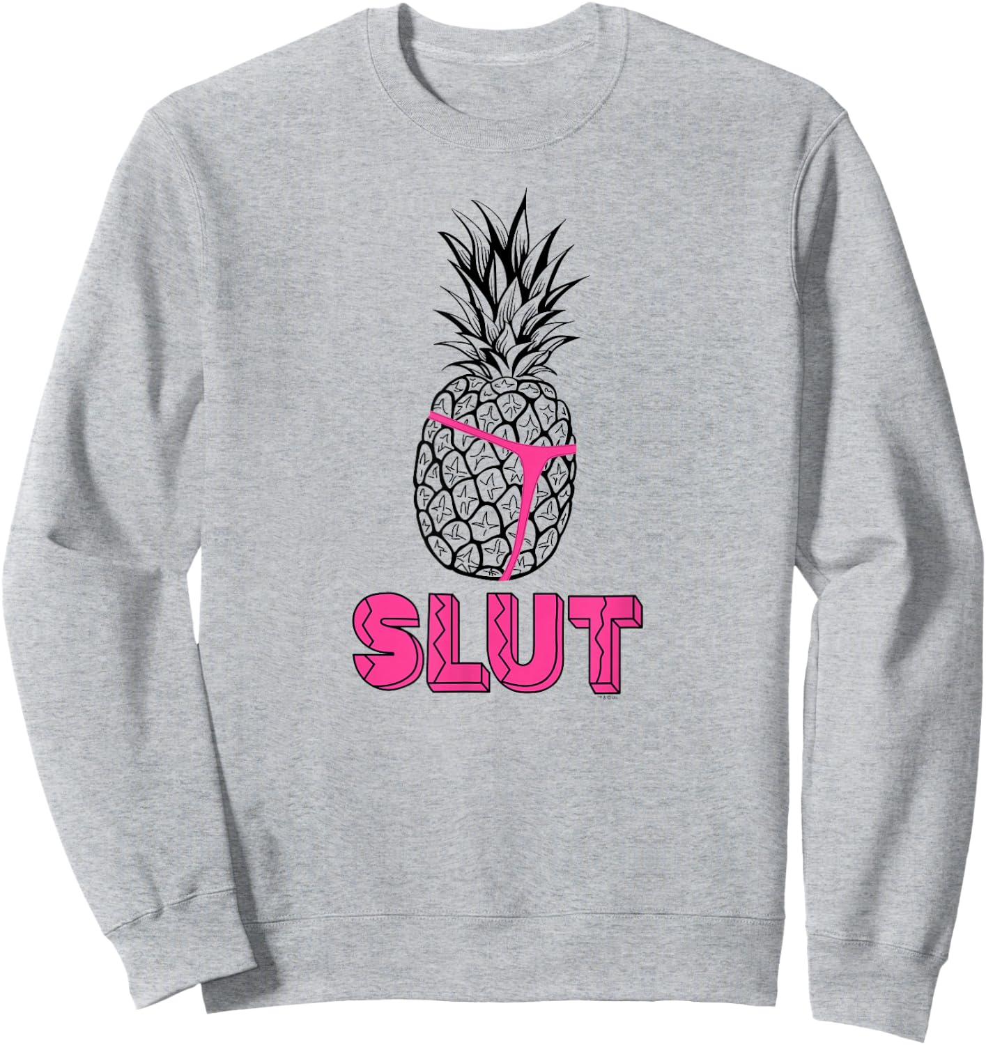 NBC Brooklyn Nine-Nine Captain Holt Pineapple Slut , Yellow, , Short Sleeve, , Size S Sweatshirt - Sweatshirt | Ash