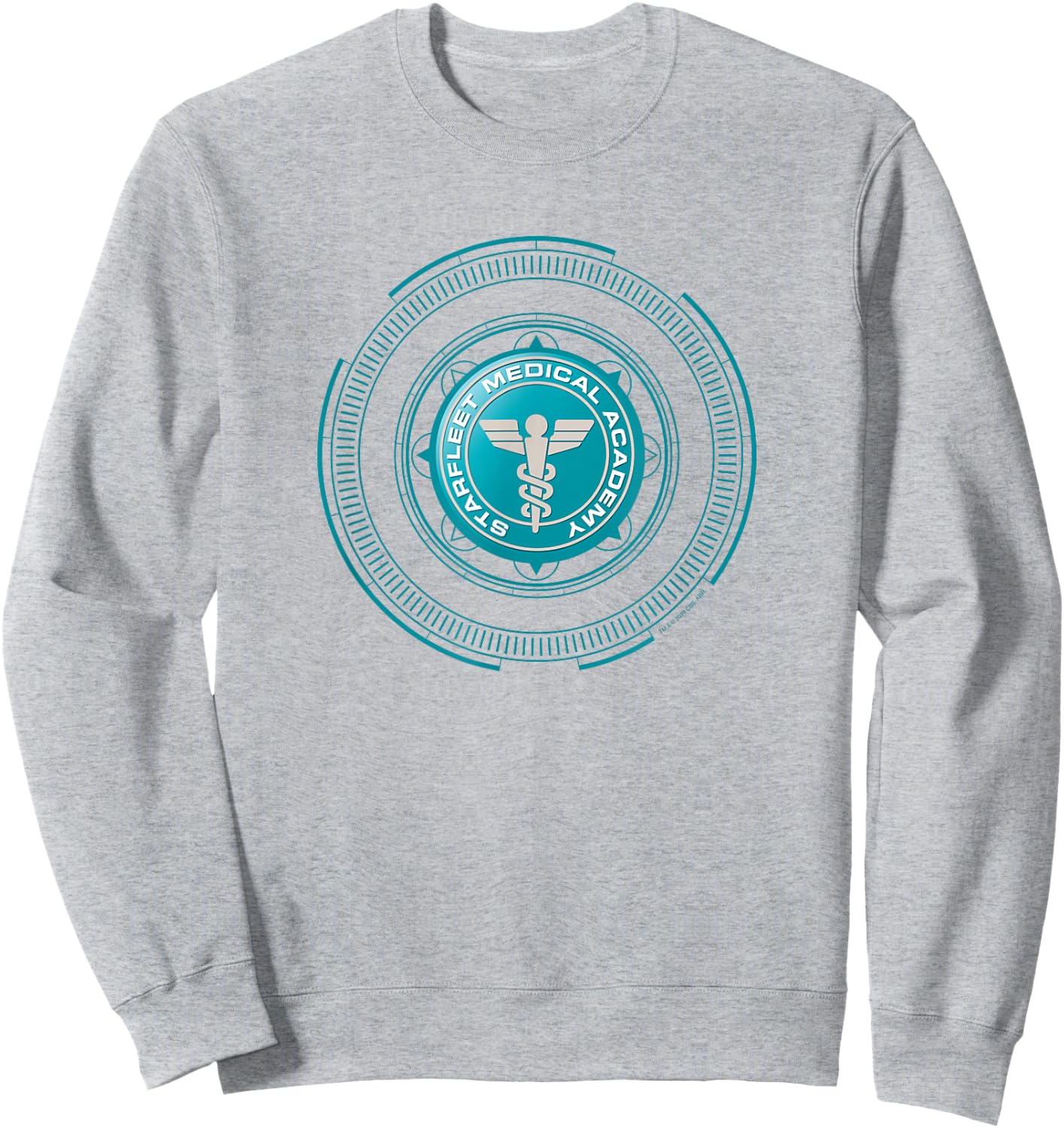 Star Trek Starfleet Medical Badge Sweatshirt - Sweatshirt | Ash