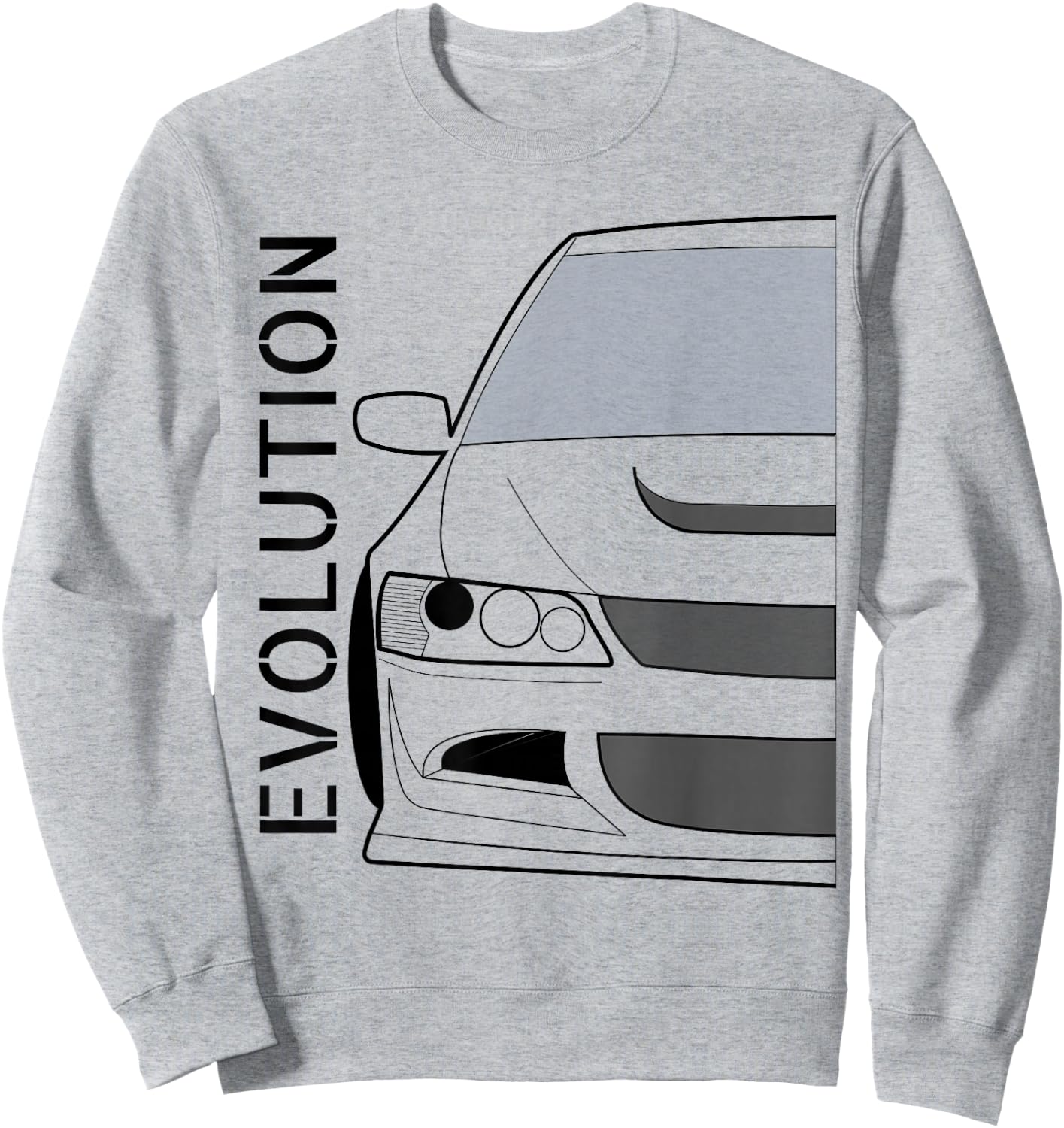 Evolution VIII Evo 8 JDM Classic AWD Turbo Rally Legend Sweatshirt - Sweatshirt | Ash