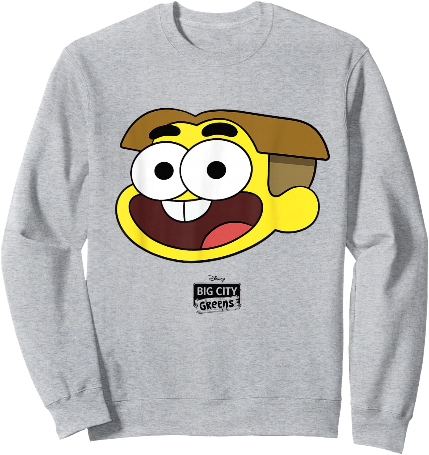 Disney Channel Big City Greens Cricket and Logo Sweatshirt - Sweatshirt | Ash