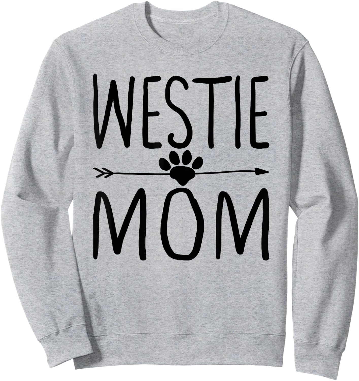Westie Lover Gift Mom Matching Mother Pajama Dog Mum Mama Men Women Girls Kids Sweatshirt - Sweatshirt | Ash