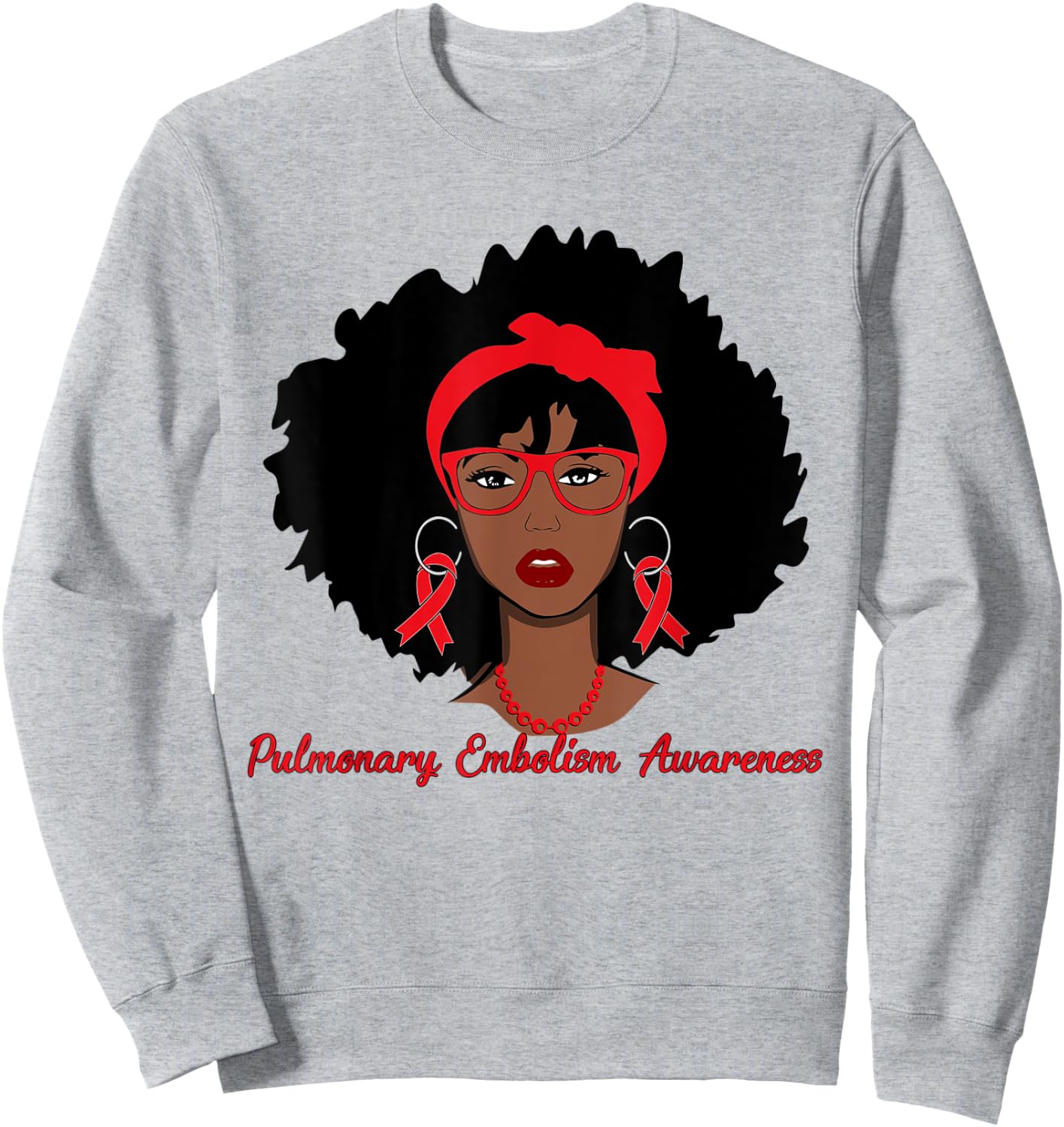 Pulmonary Embolism Black Girl Sweatshirt - Sweatshirt | Ash