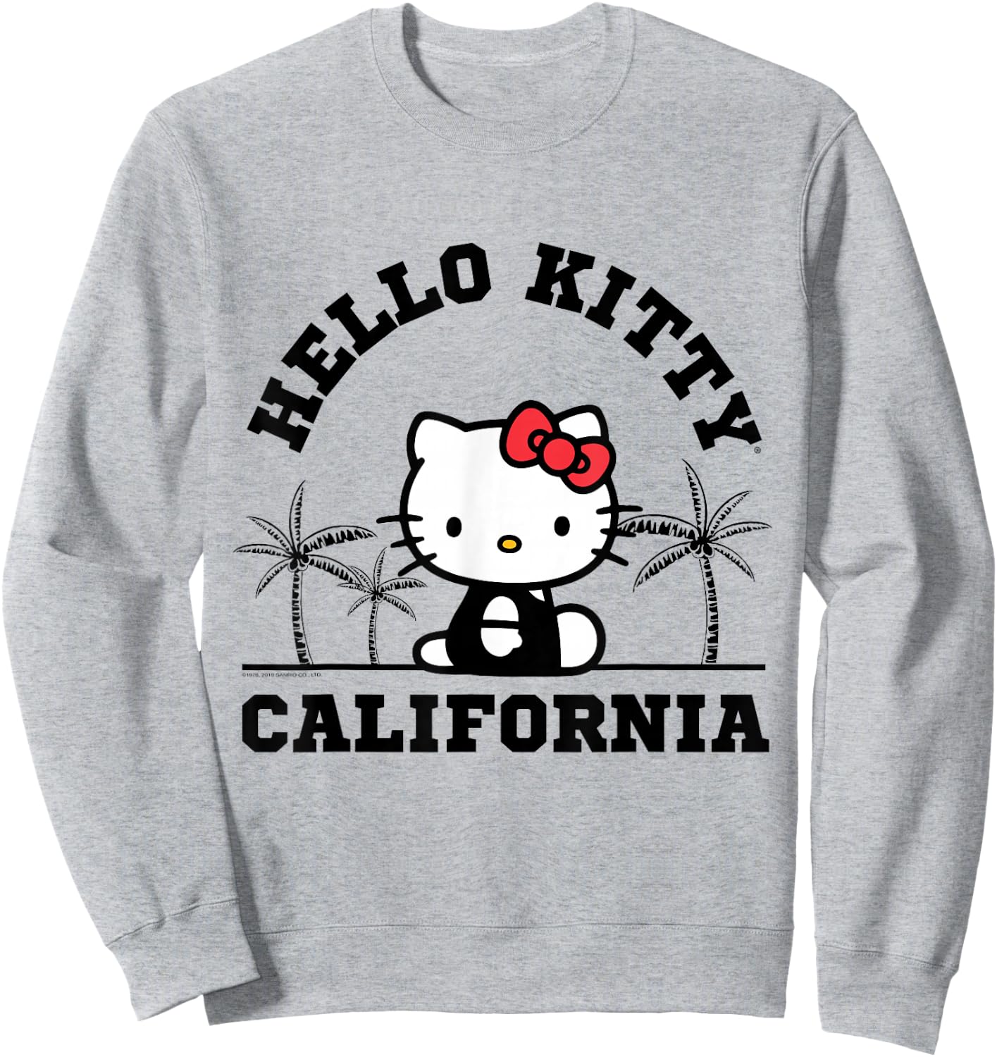 Hello Kitty California Palm Tree Shirt Sweatshirt - Sweatshirt | Ash