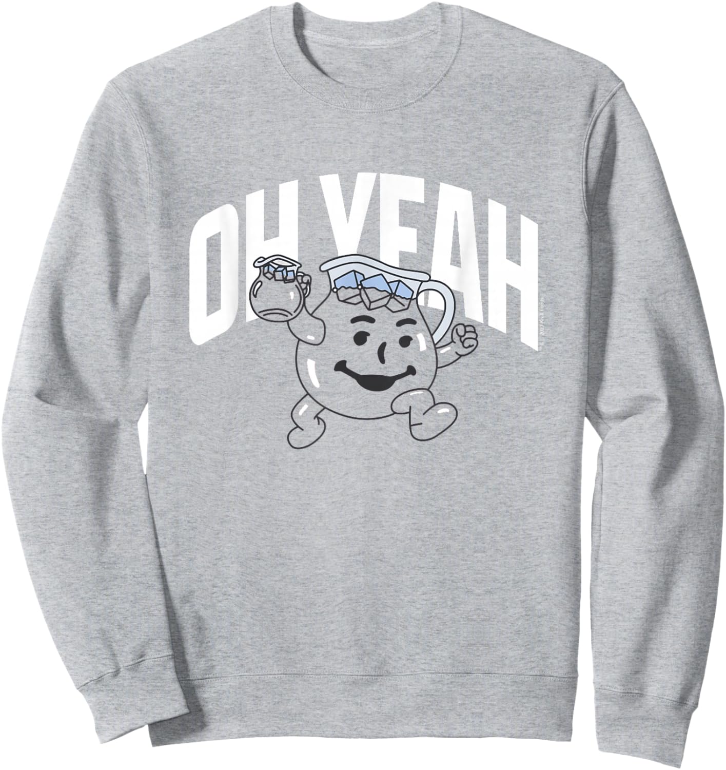 Kool-Aid Oh Yeah Vintage Collegiate Style Sweatshirt - Sweatshirt | Ash