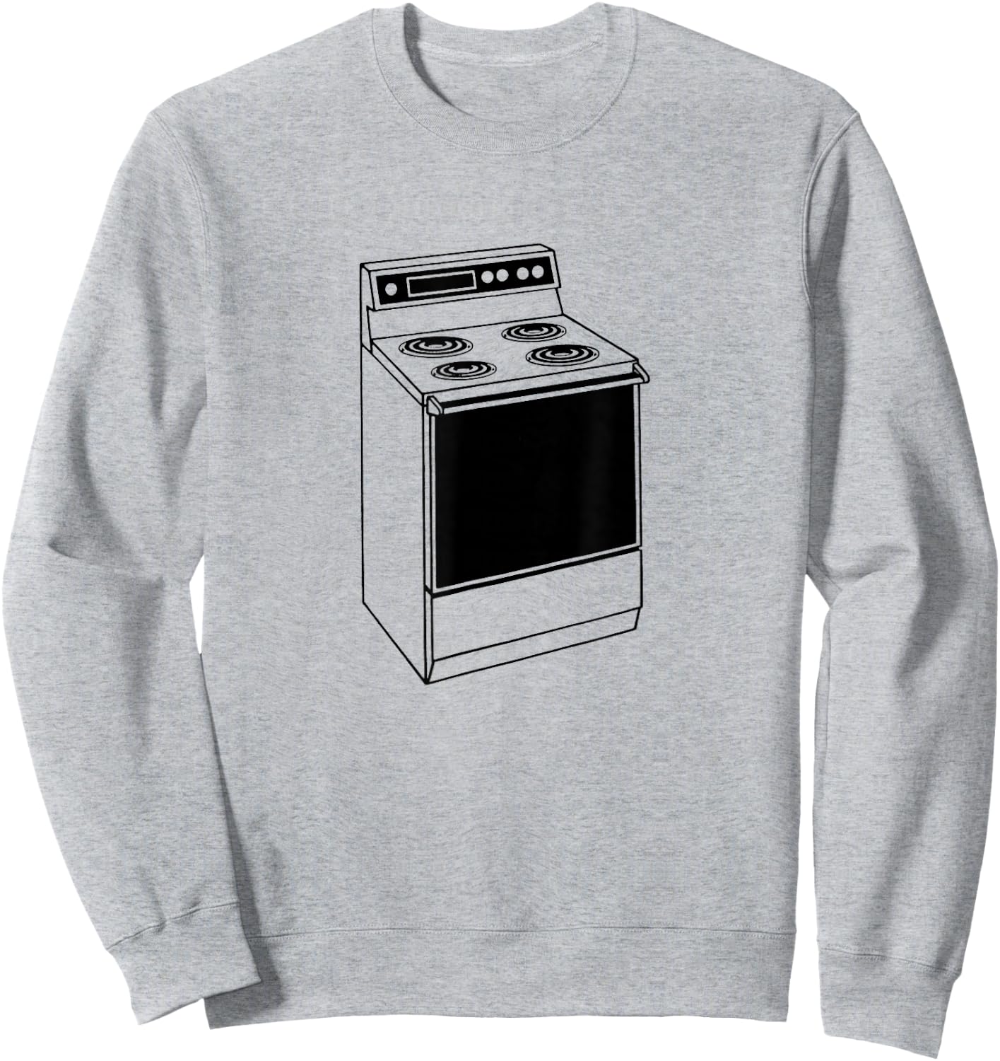 Kitchen Stove Print Sweatshirt - Sweatshirt | Ash