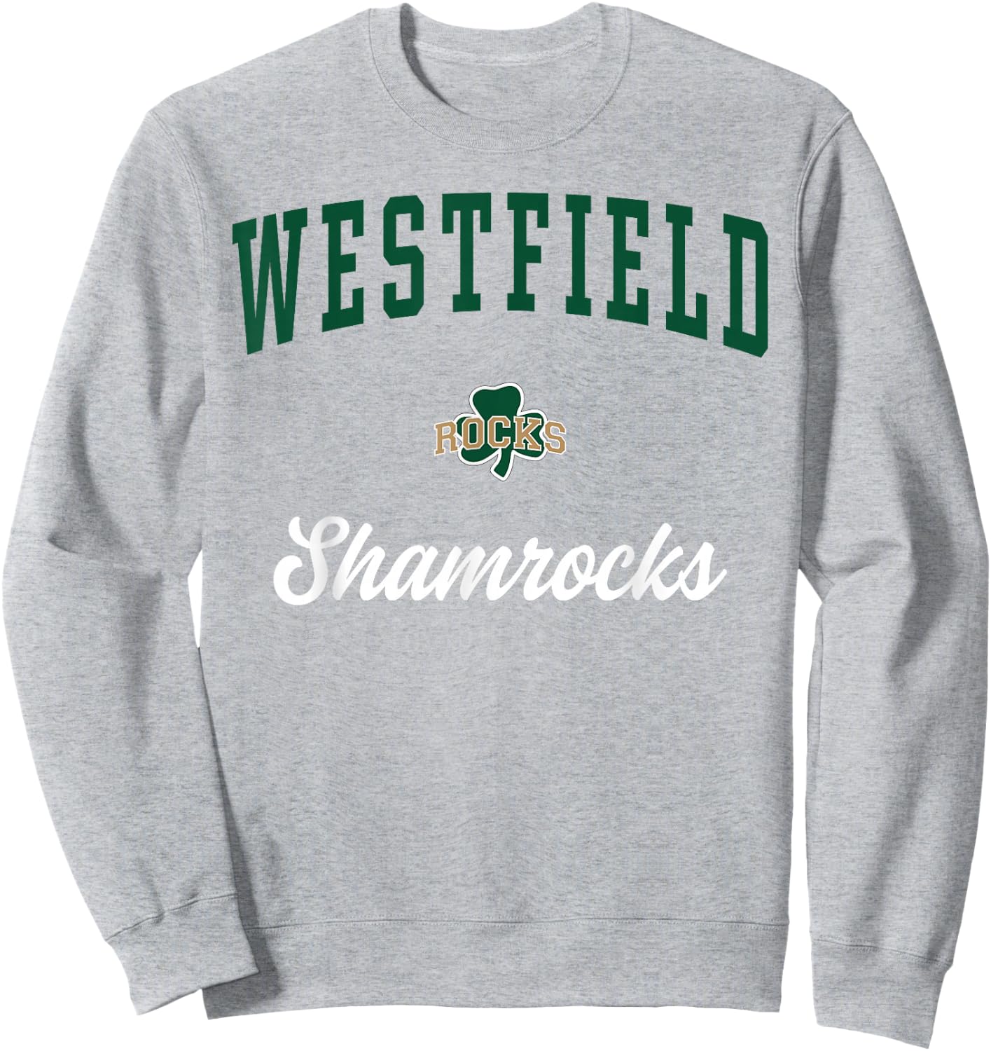 Westfield High School Shamrocks Sweatshirt - Sweatshirt | Ash
