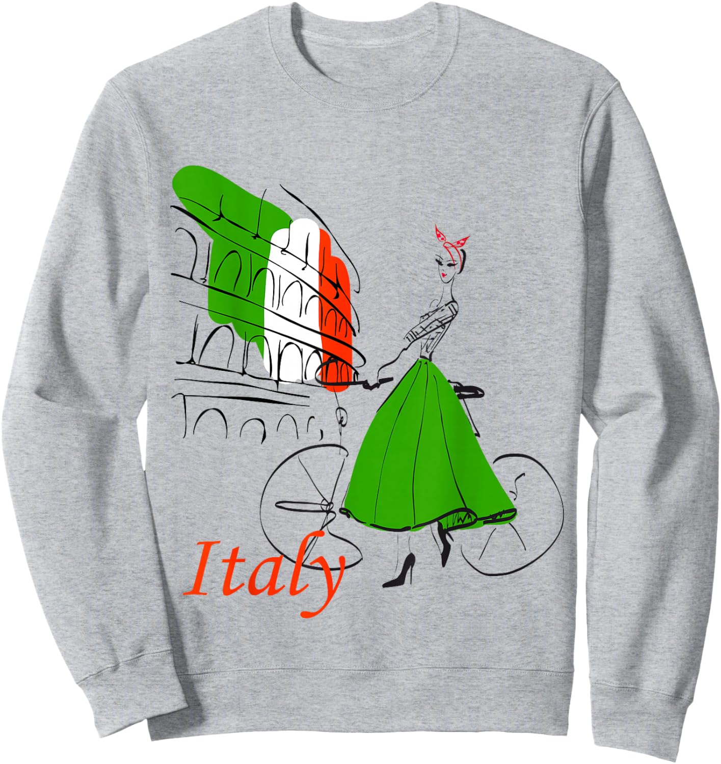 Italy t Shirt, Rome Women,Women Sweatshirt - Sweatshirt | Ash