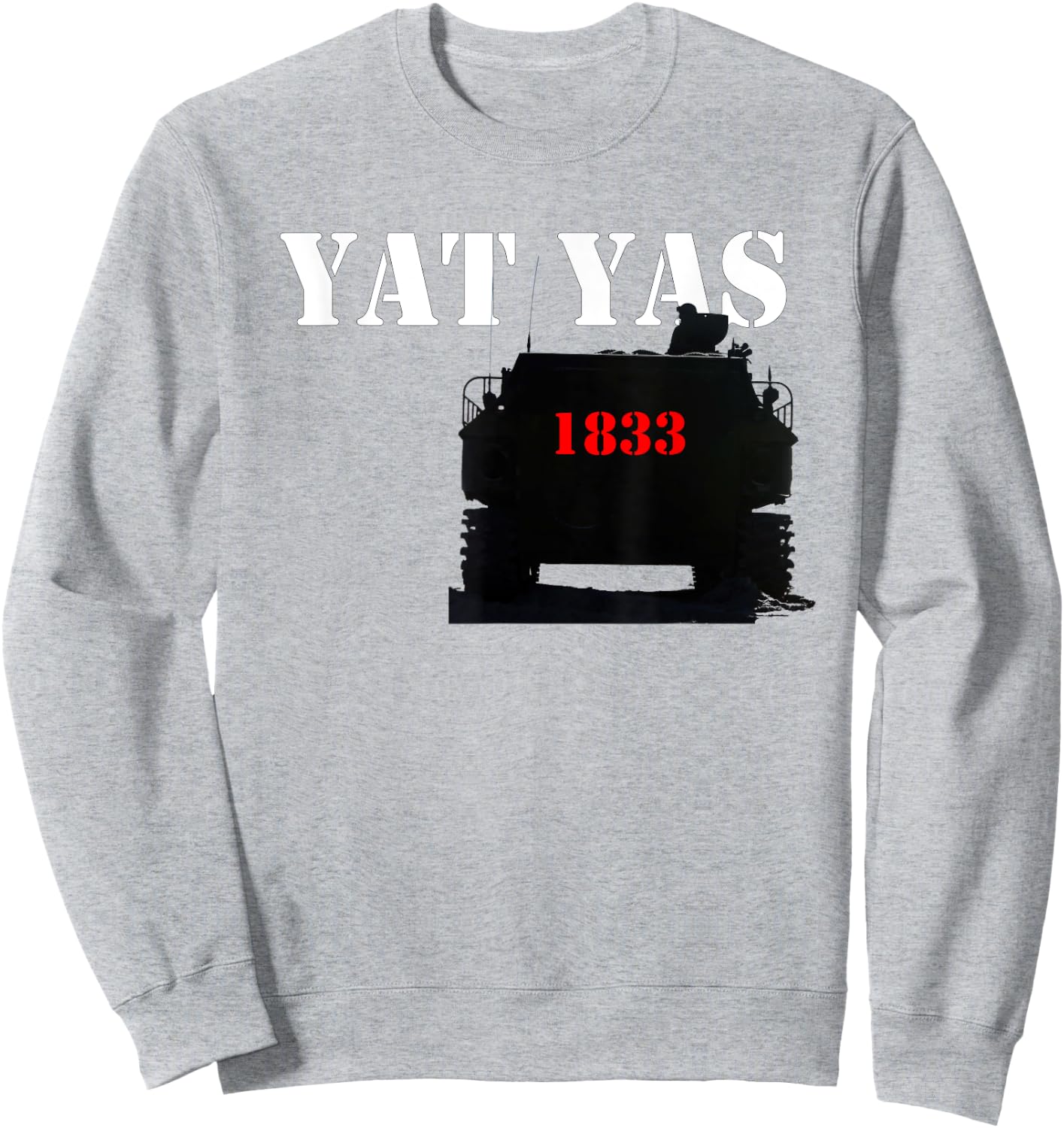 YAT YAS Shirt MOS 1833 AAV Crewman Sweatshirt - Sweatshirt | Ash