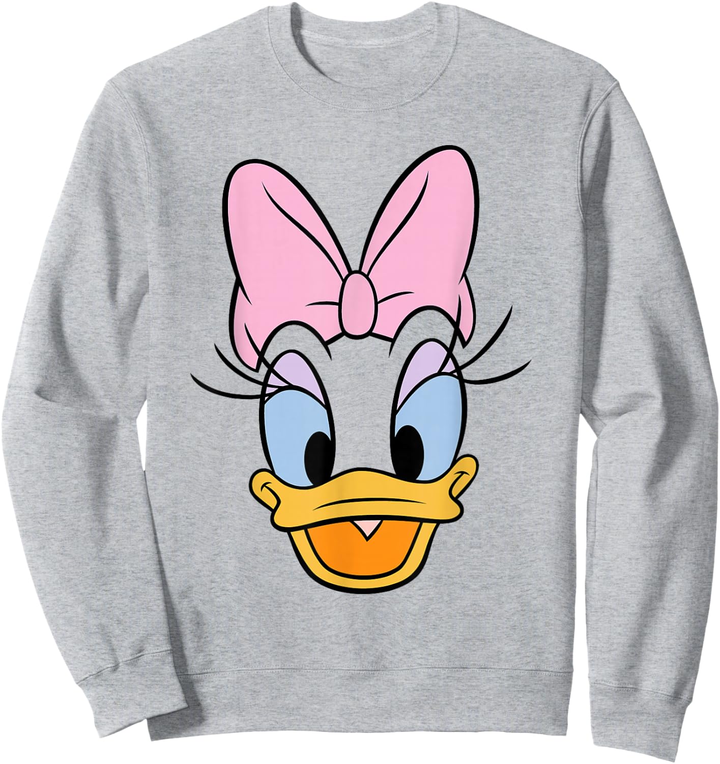 Disney Daisy Duck Big Face Sweatshirt - Sweatshirt | Ash