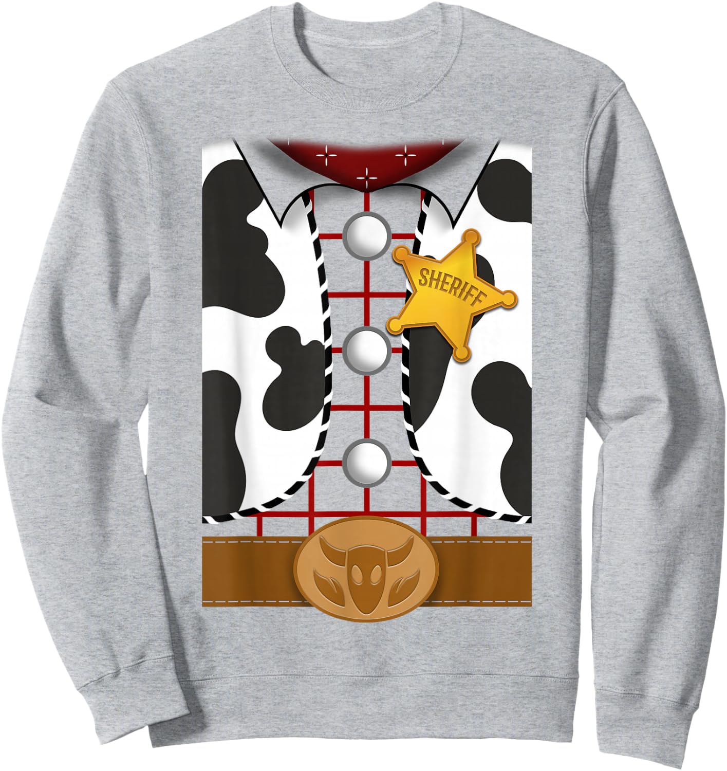 Disney Pixar Toy Story Woody Suit Halloween Sweatshirt - Sweatshirt | Ash