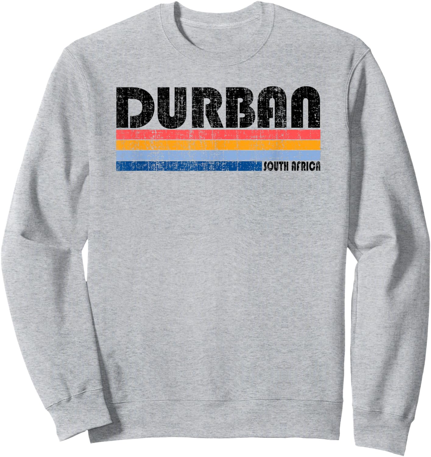 Vintage 70s 80s Style Durban, South Africa Sweatshirt - Sweatshirt | Ash