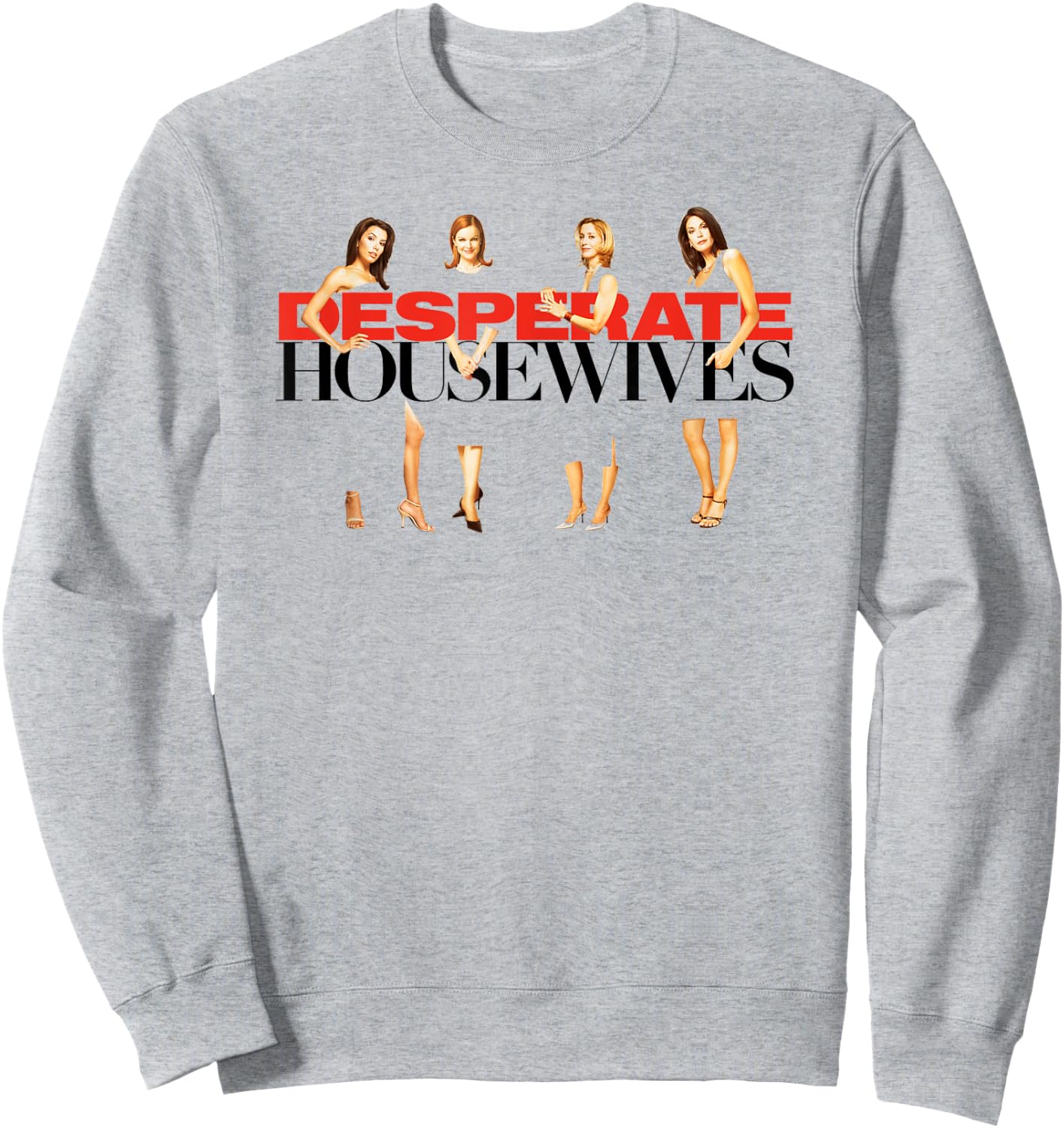 Desperate Housewives Logo Ladies Sweatshirt - Sweatshirt | Ash