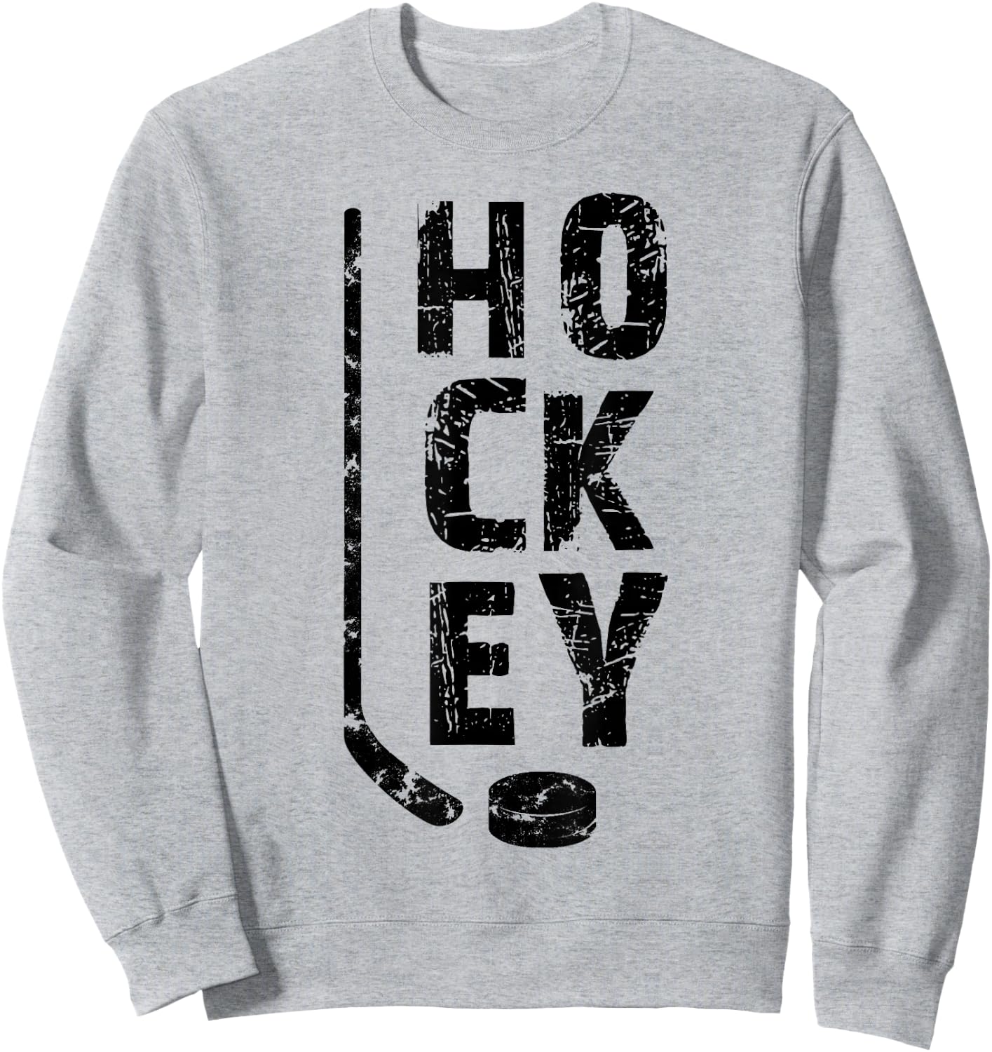 Ice Hockey Player Sweatshirt - Sweatshirt | Ash