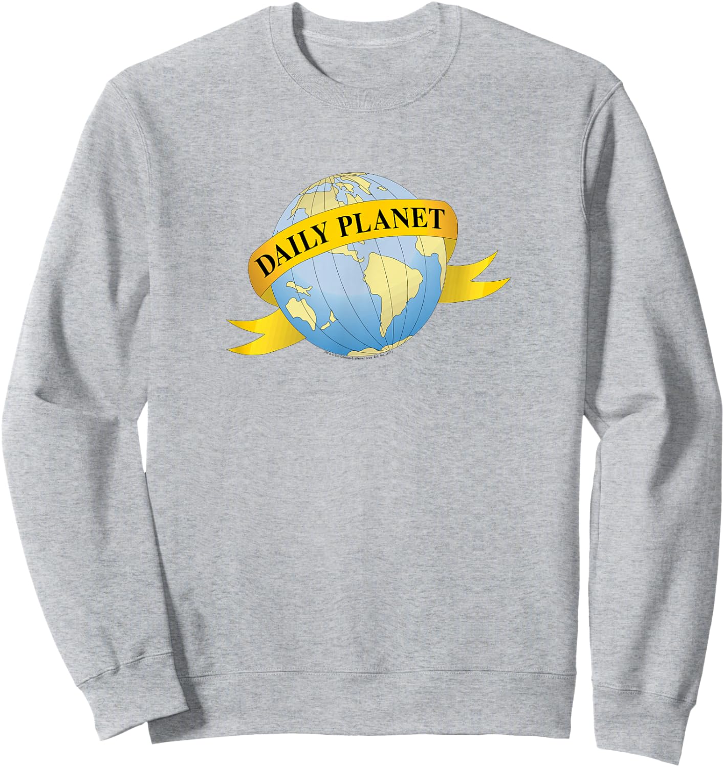 Smallville Daily Planet Logo Sweatshirt - Sweatshirt | Ash