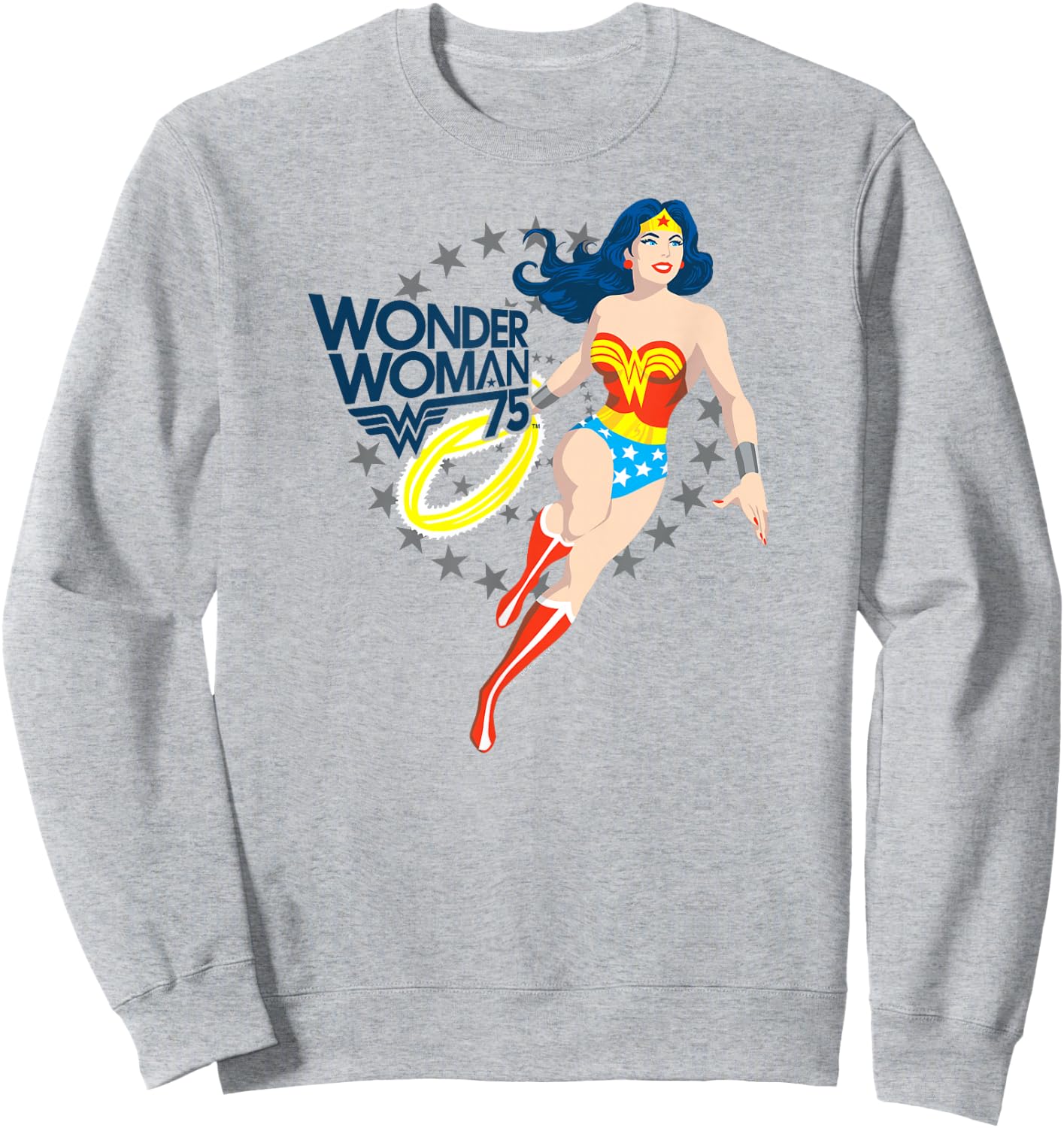 Wonder Woman Simple 75 Sweatshirt - Sweatshirt | Ash