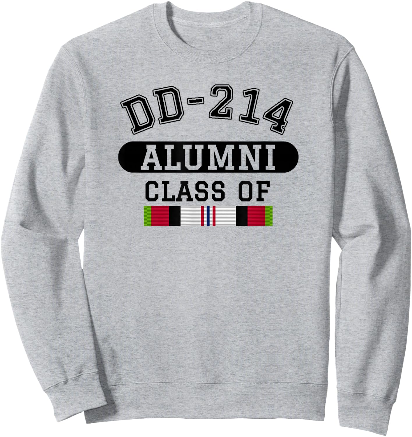 DD-214 Alumni Class of OEF Afghanistan Veteran Pride Sweatshirt - Sweatshirt | Ash