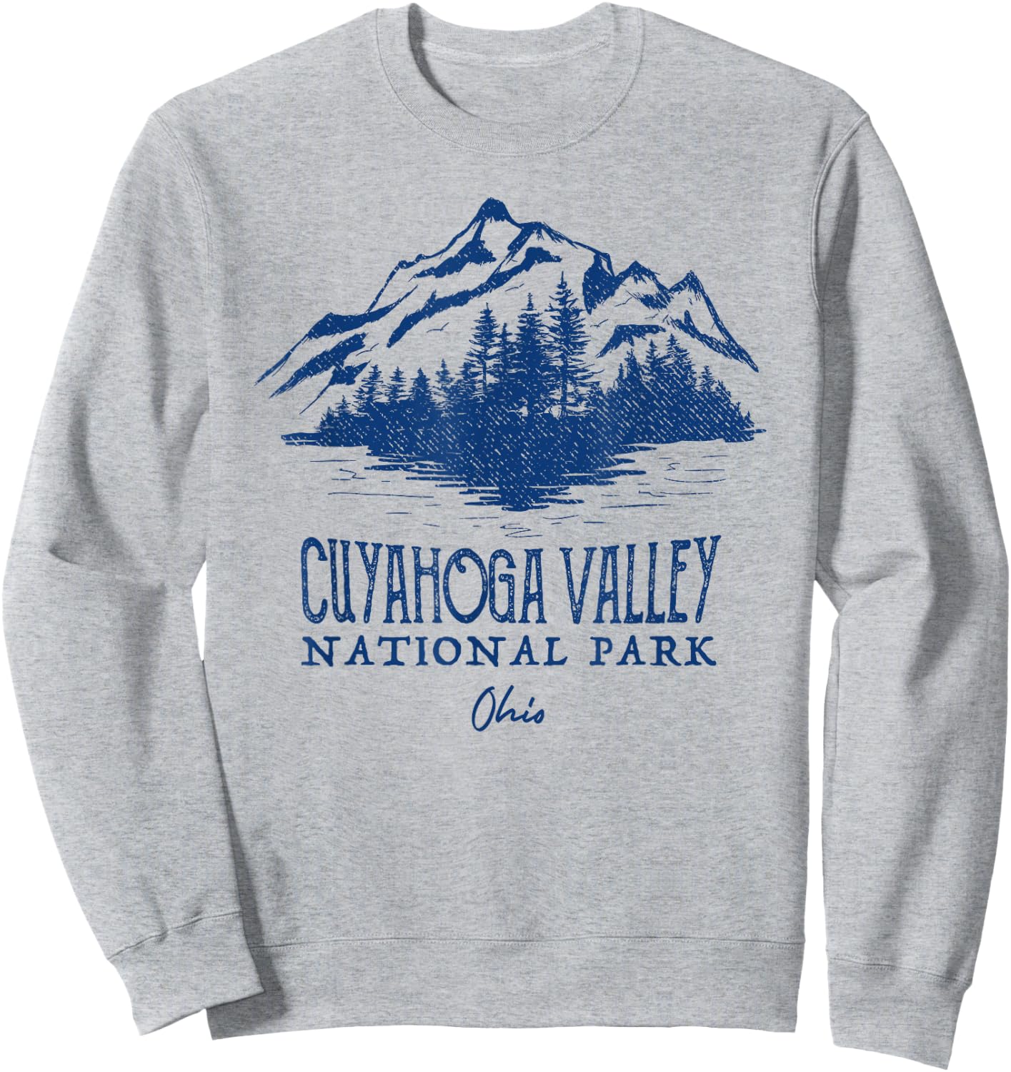 Vintage Cuyahoga Valley National Park Ohio Sweatshirt - Sweatshirt | Ash