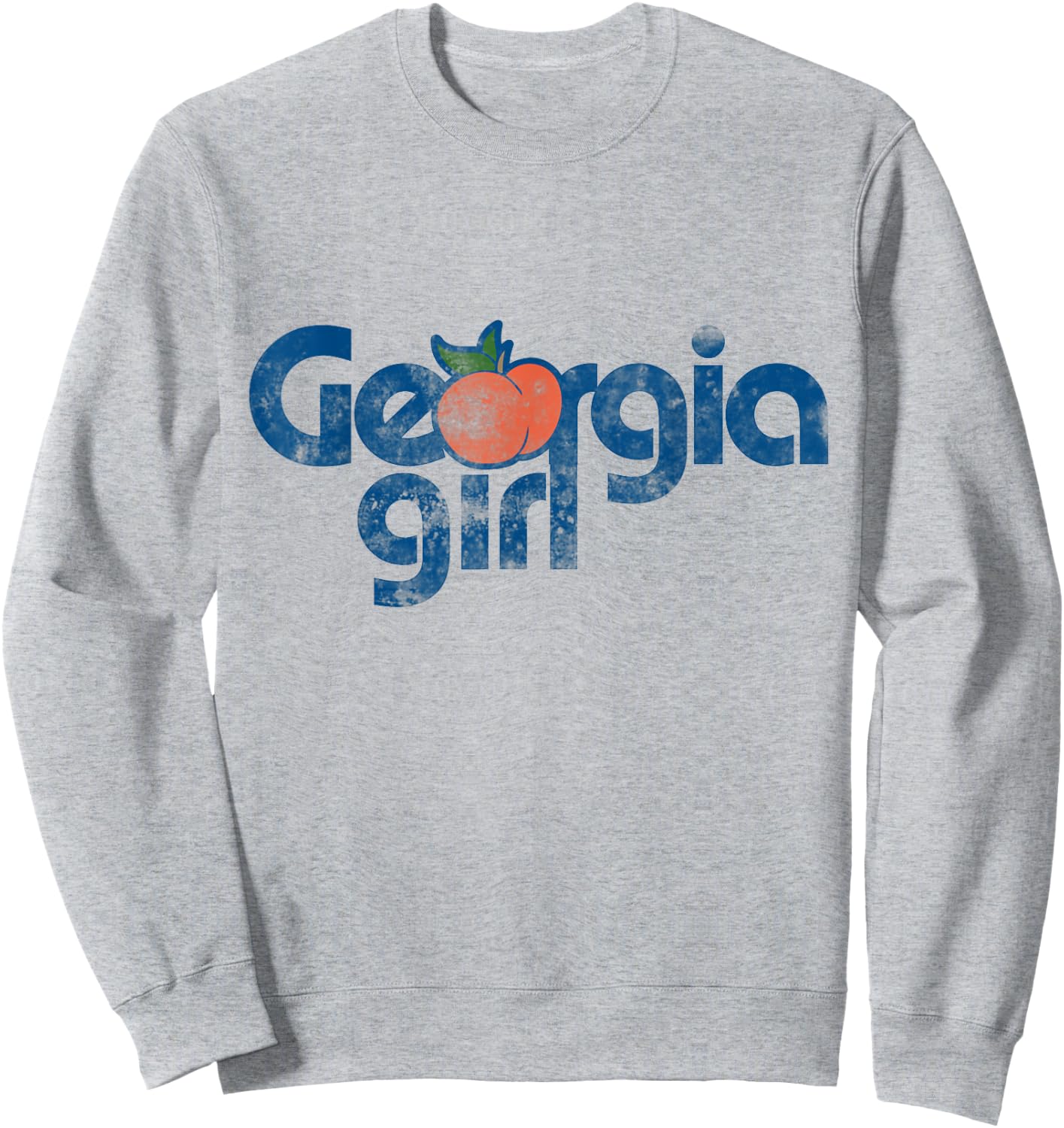 Georgia Girl vintage Georgia Peach Sweatshirt - Sweatshirt | Ash