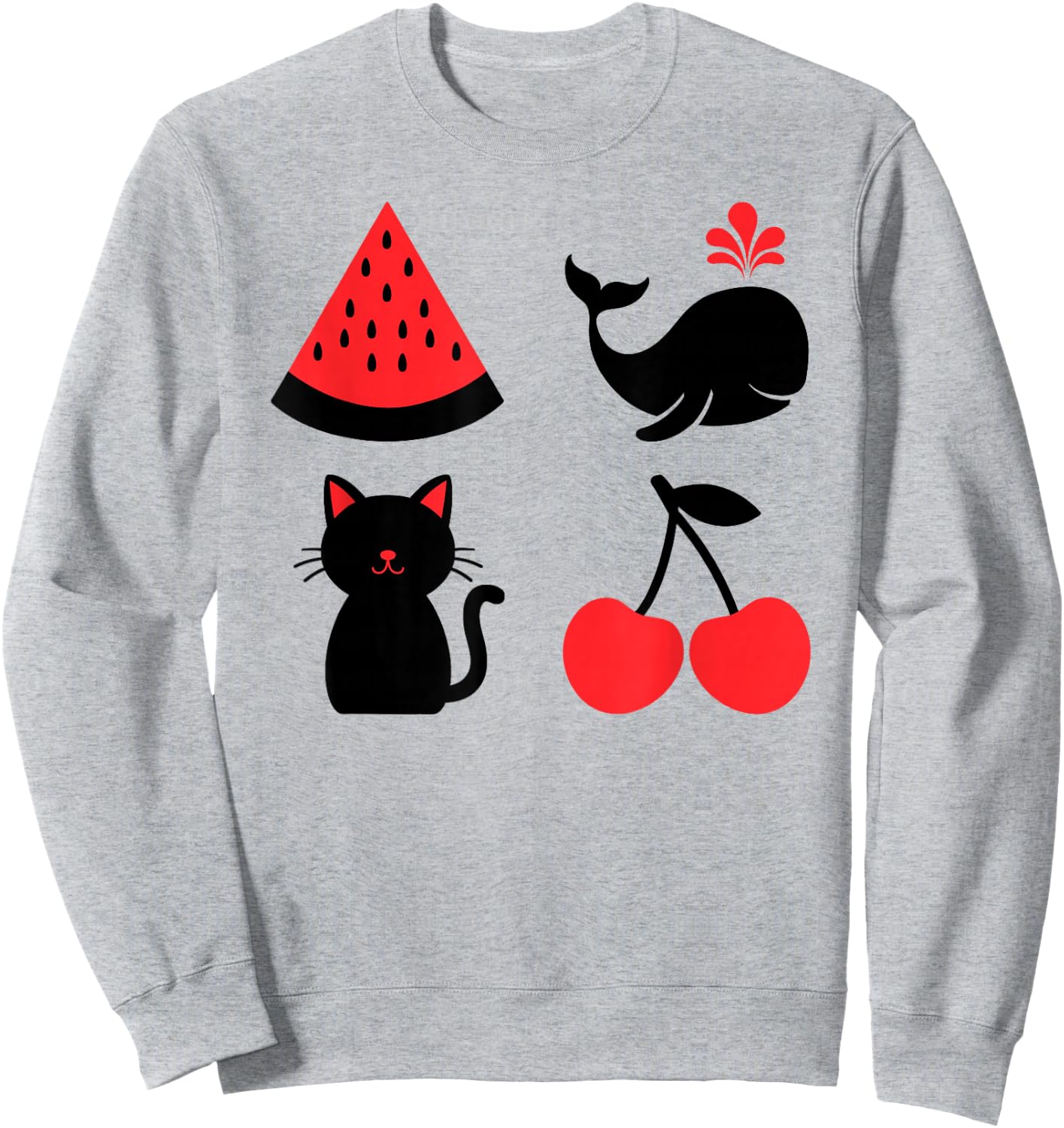High Contrast Baby Sweatshirt - Sweatshirt | Ash