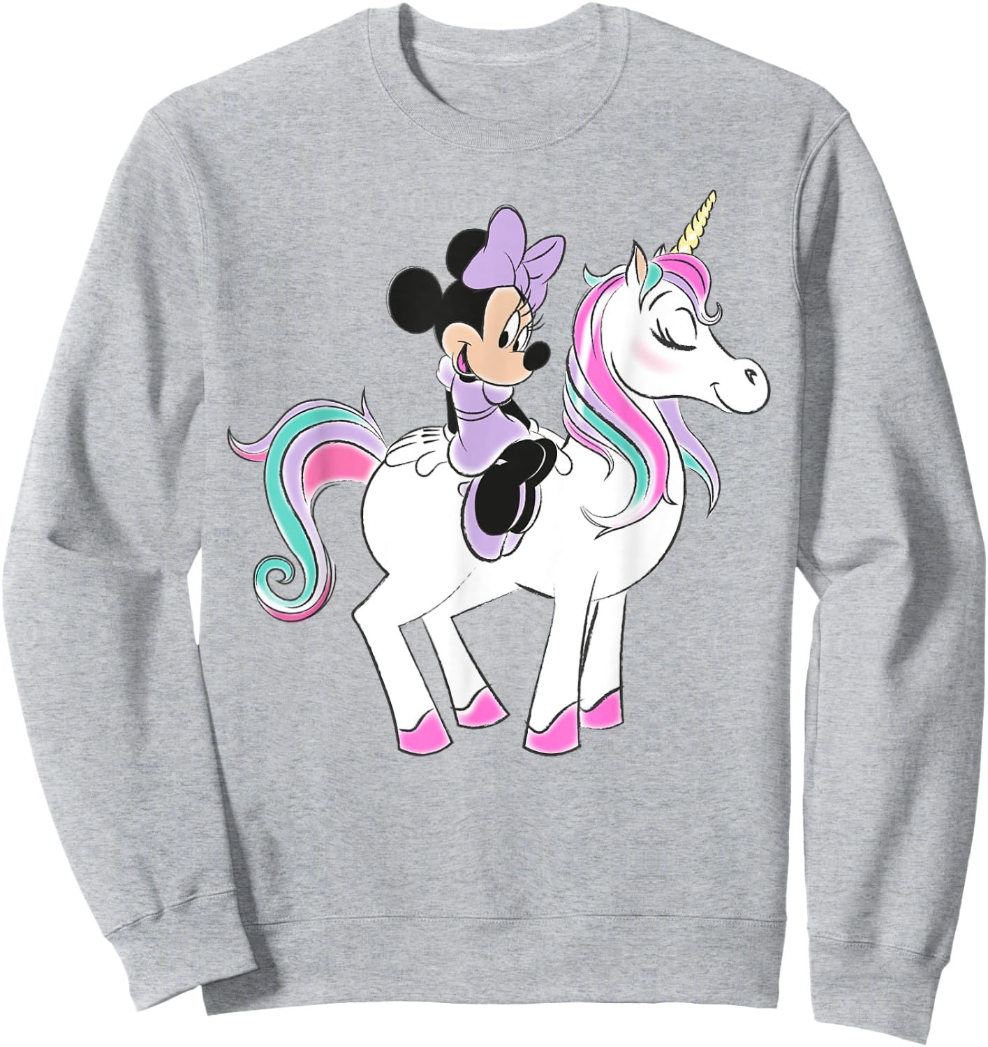 Disney - Minnie and Unicorn Sweatshirt - Sweatshirt | Ash