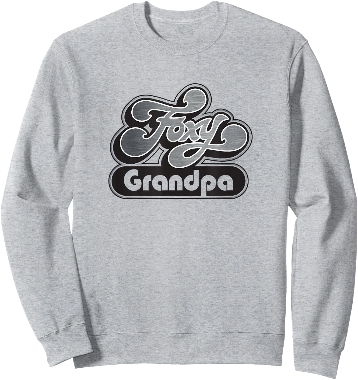 Foxy Grandpa Sweatshirt - Sweatshirt | Ash