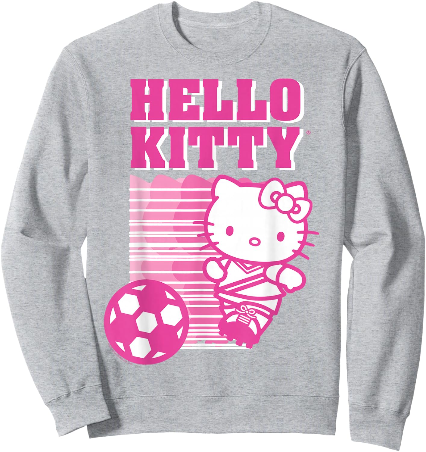 Hello Kitty Soccer Sports Athlete Shirt Sweatshirt - Sweatshirt | Ash