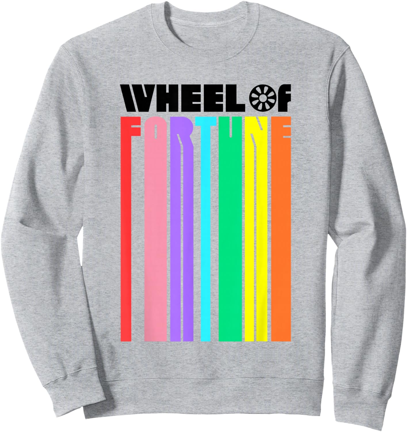 Wheel of Fortune Logo Color Blend Sweatshirt - Sweatshirt | Ash