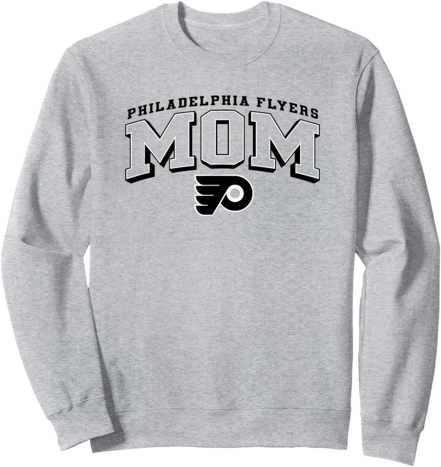 Philadelphia Flyers Mom Arch Orange NHL Officially Licensed Sweatshirt - Sweatshirt | Ash