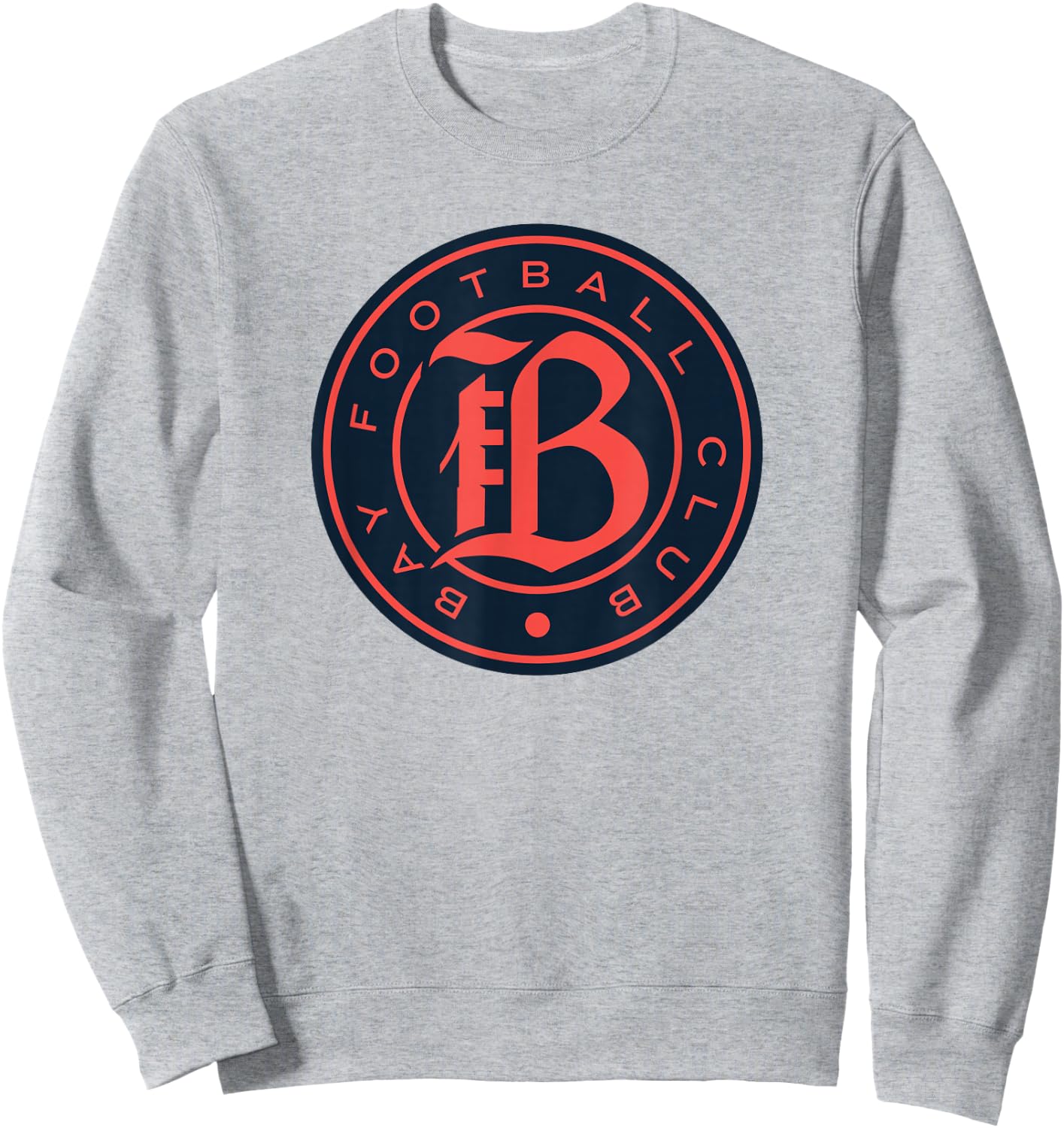 Officially Licensed Bay FC NWSL Soccer Apparel Sweatshirt - Sweatshirt | Ash