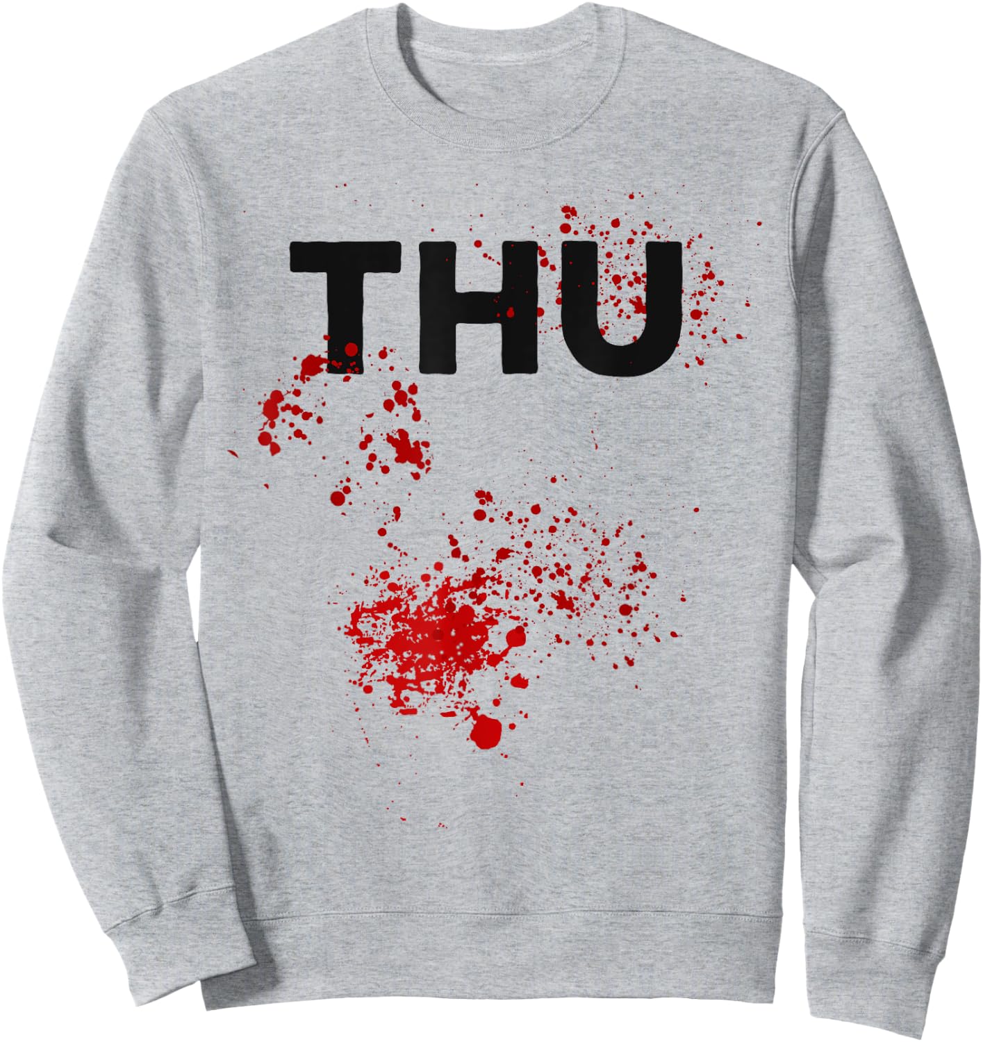 Thursday Shark Costume for Group Halloween Costumes Sweatshirt - Sweatshirt | Ash