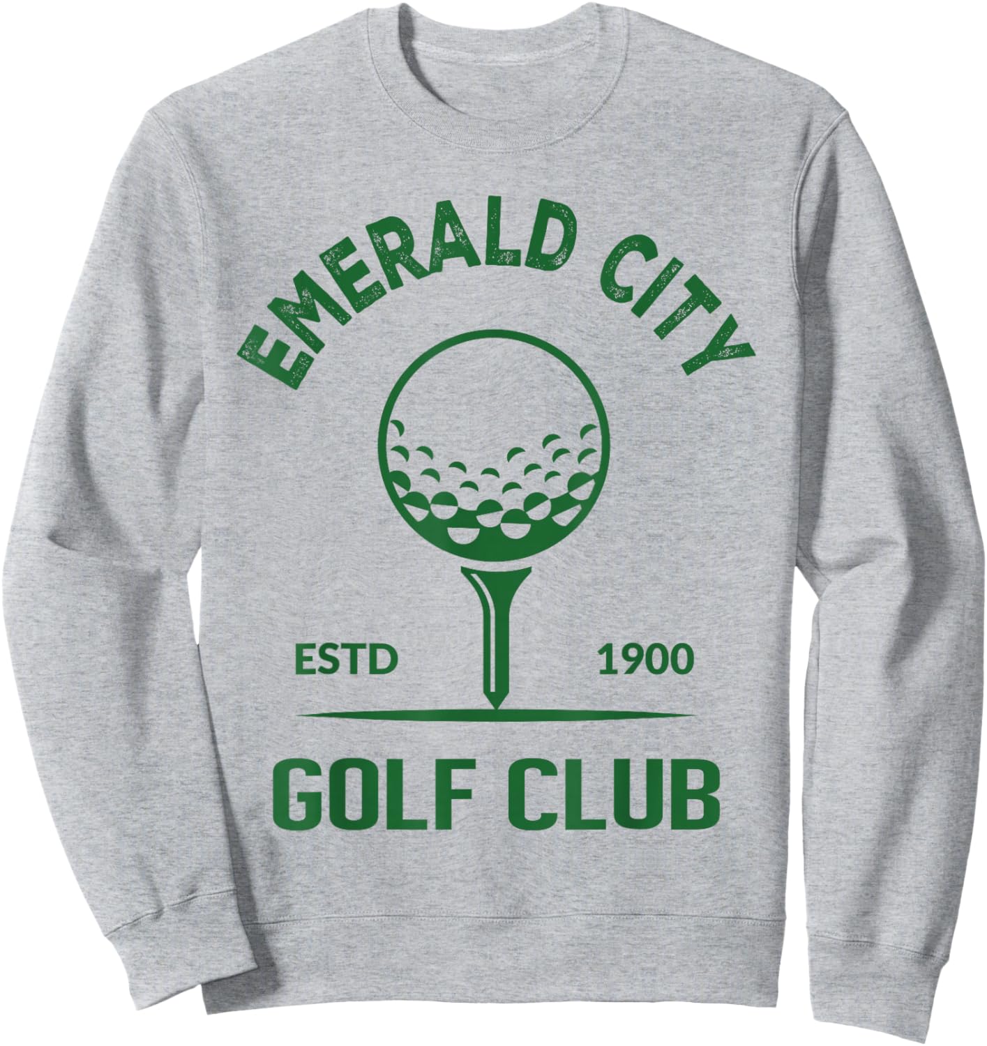 Wizard of Oz Emerald City Golf Club Player Costume Halloween Sweatshirt - Sweatshirt | Ash