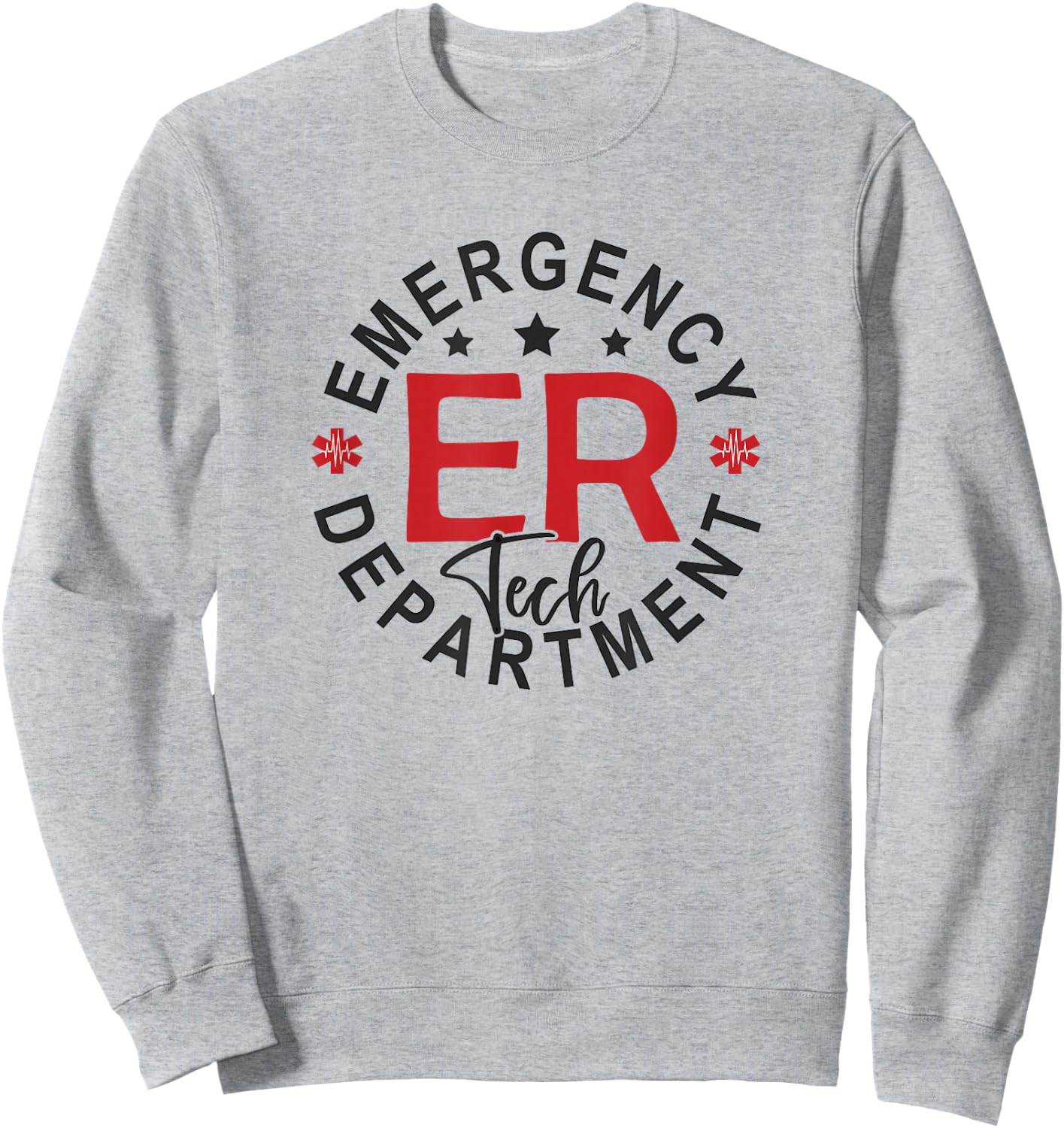 Funny Emergency Department Tech Emergency Room Tech Er Tech Sweatshirt - Sweatshirt | Ash