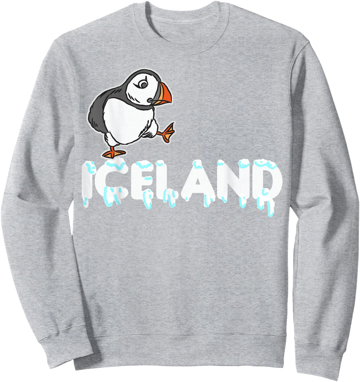 Iceland Puffin Sweatshirt - Sweatshirt | Ash