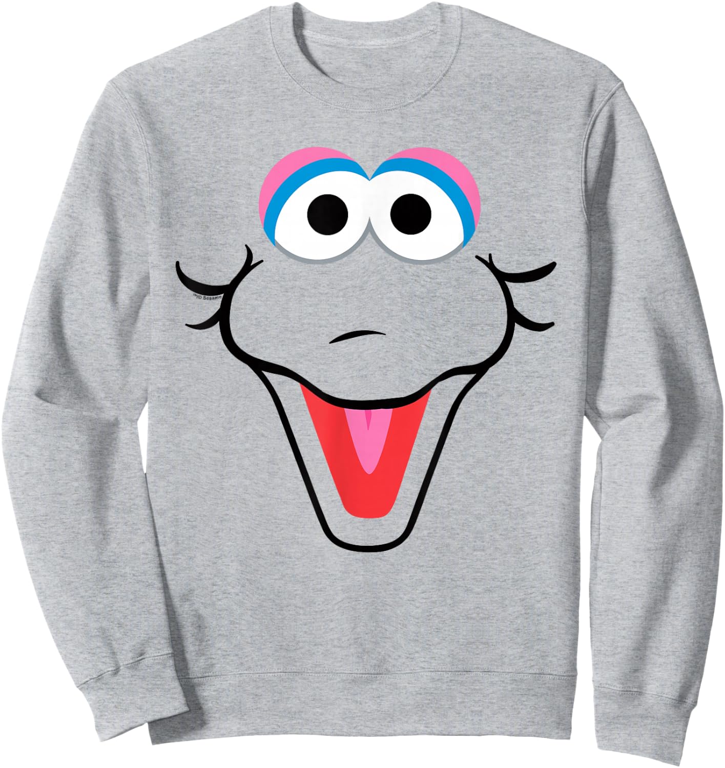 Sesame Street Big Bird Eyes Halloween Costume Sweatshirt - Sweatshirt | Ash