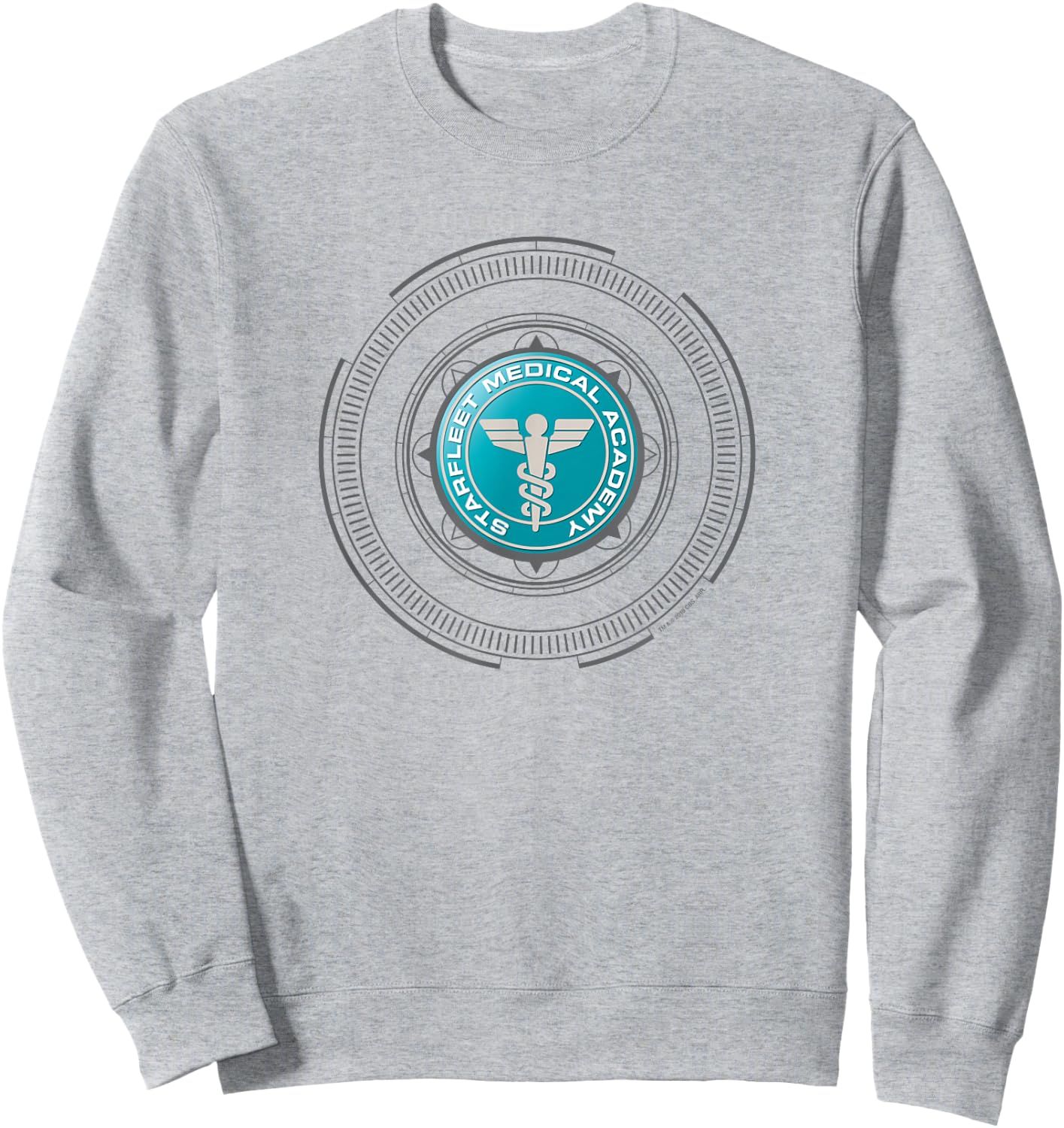 Star Trek Starfleet Medical Badge Sweatshirt - Sweatshirt | Ash