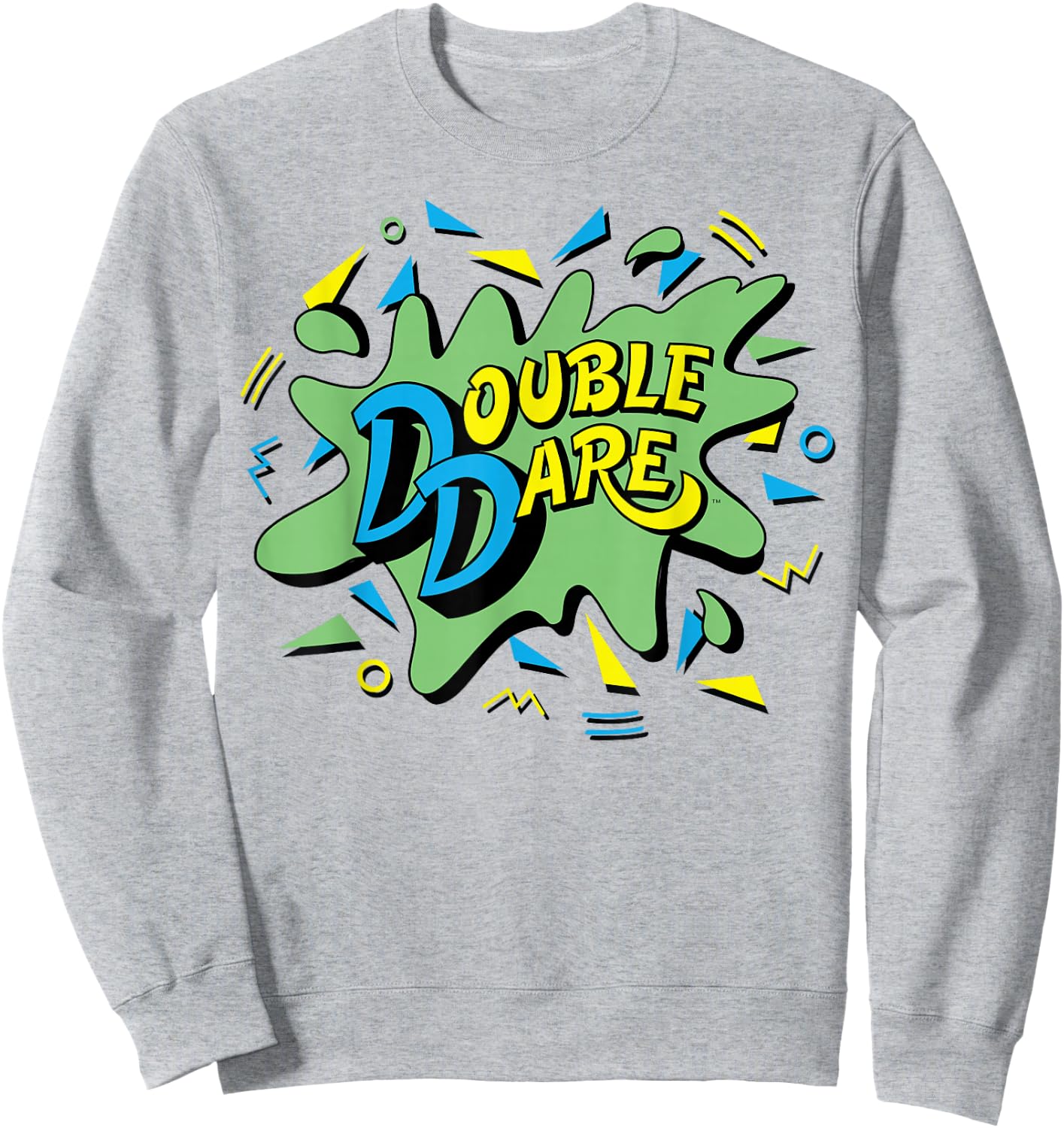 Nickelodeon Double Dare TV Show Logo Sweatshirt - Sweatshirt | Ash