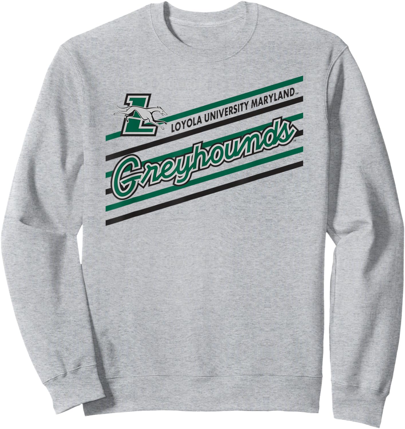 Loyola Maryland Greyhounds Retro Performer Gray Sweatshirt - Sweatshirt | Ash