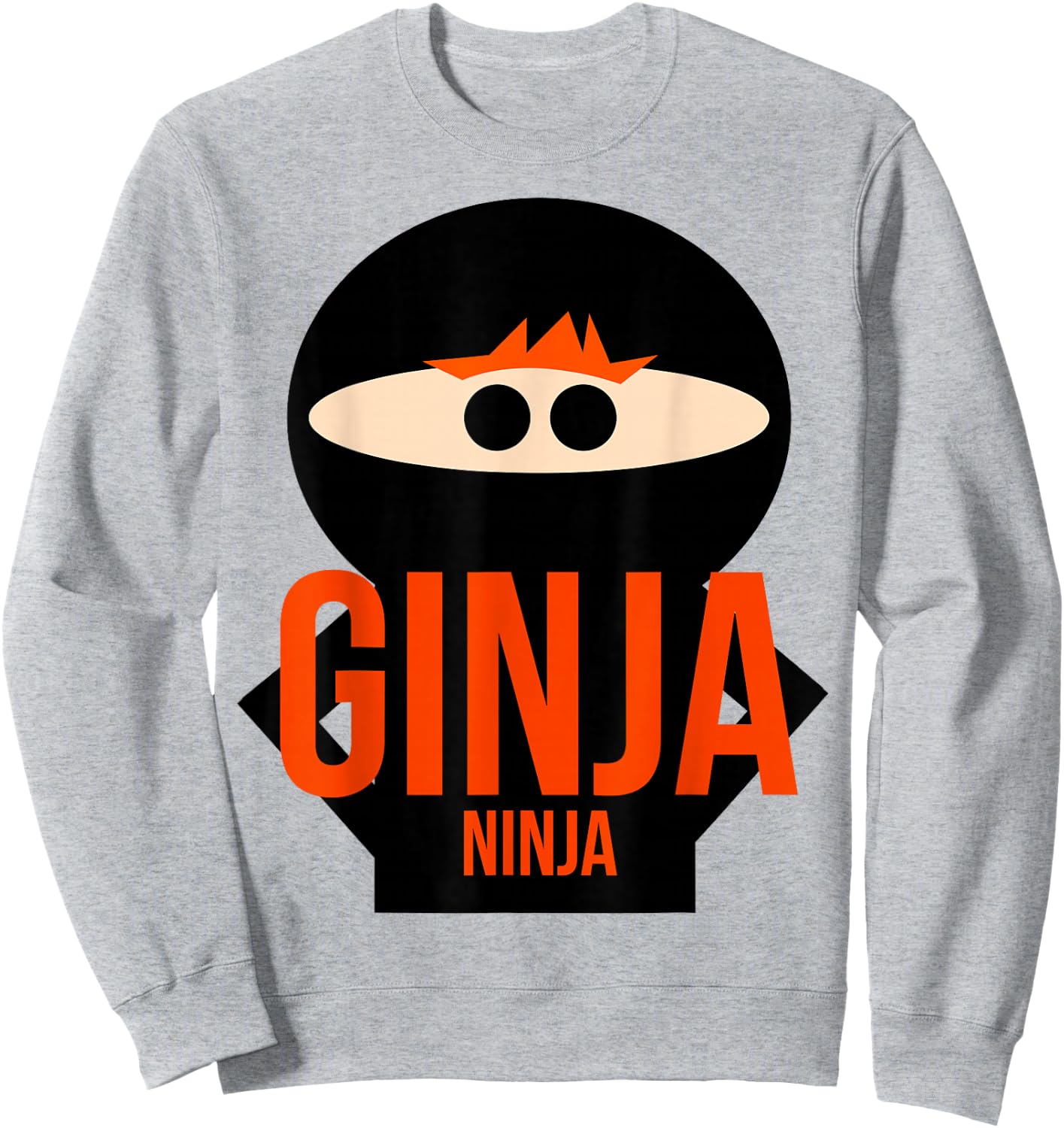 Ginja Ninja Funny Sweatshirt - Sweatshirt | Ash