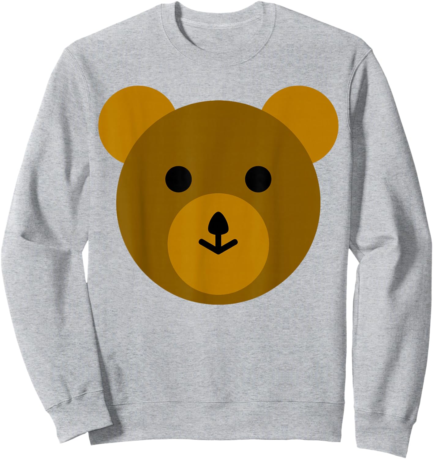 Cute Brown Bear Teddy-Bear Sweatshirt - Sweatshirt | Ash
