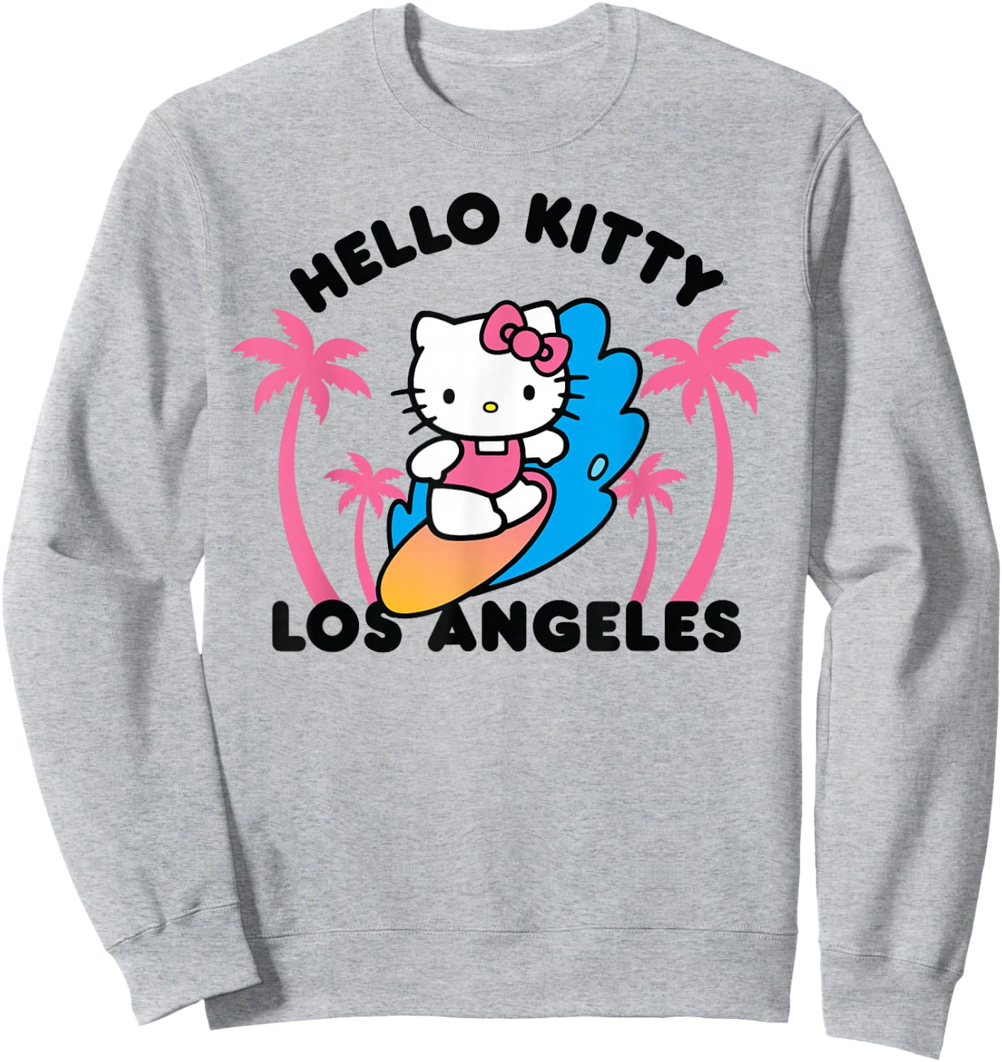 Hello Kitty Los Angeles Surfing Sweatshirt - Sweatshirt | Ash