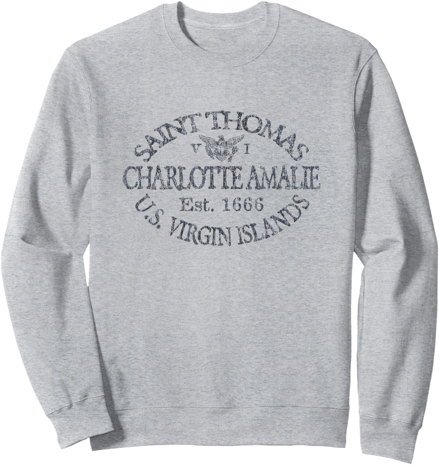JCombs: Charlotte Amalie, St. Thomas, USVI Sweatshirt - Sweatshirt | Ash