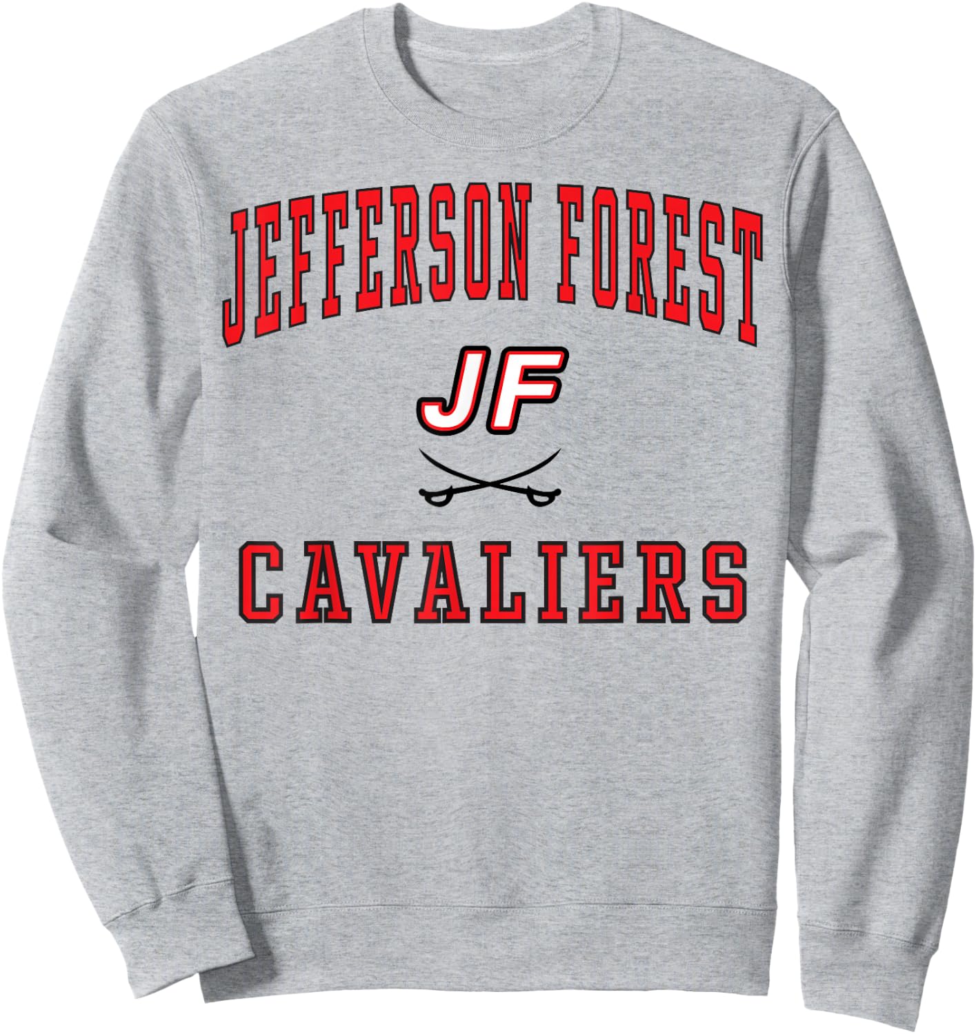 Jefferson Forest High School Cavaliers C1 Sweatshirt - Sweatshirt | Ash
