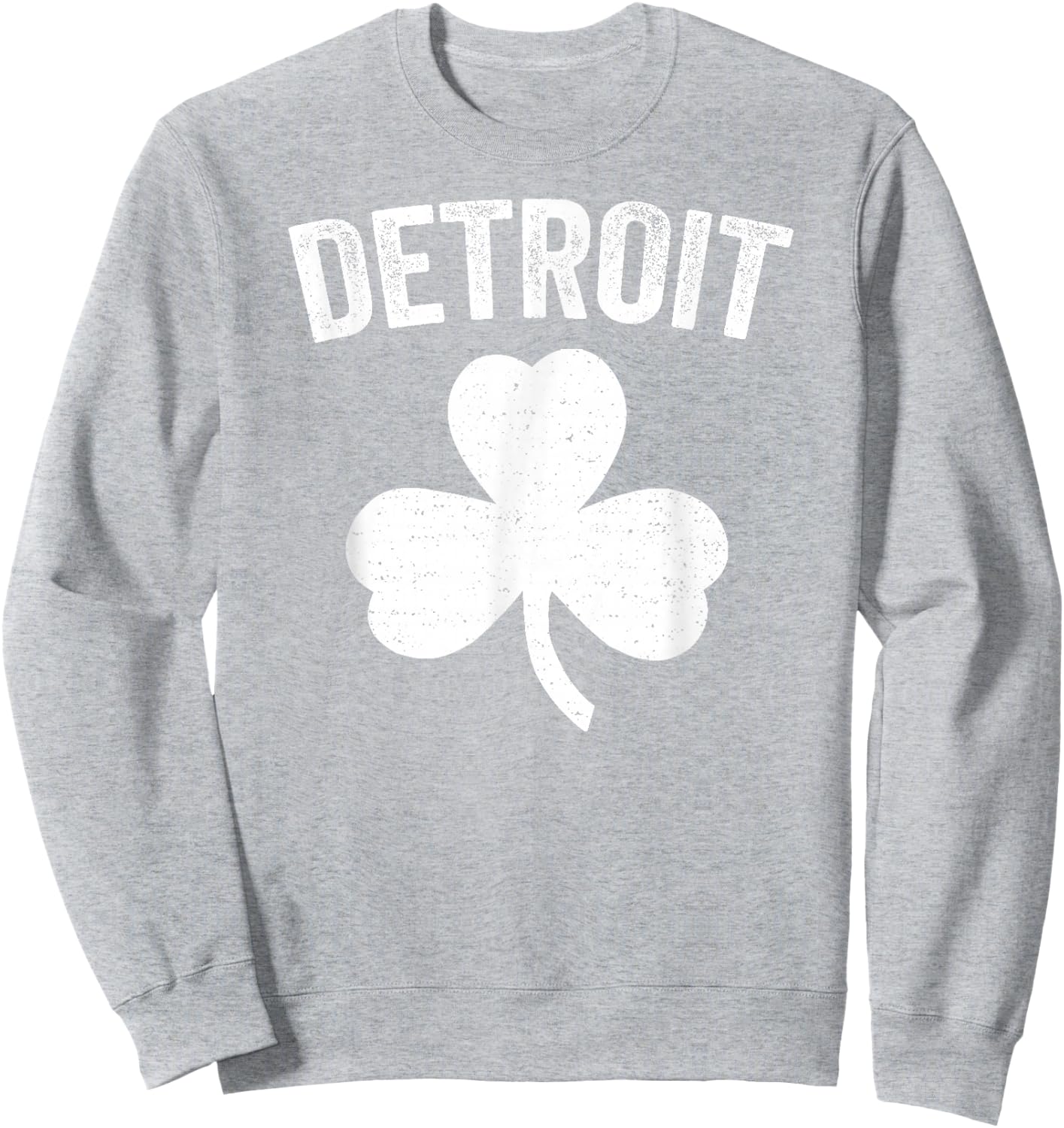 Detroit St. Patrick's Day Parade Irish Sweatshirt - Sweatshirt | Ash