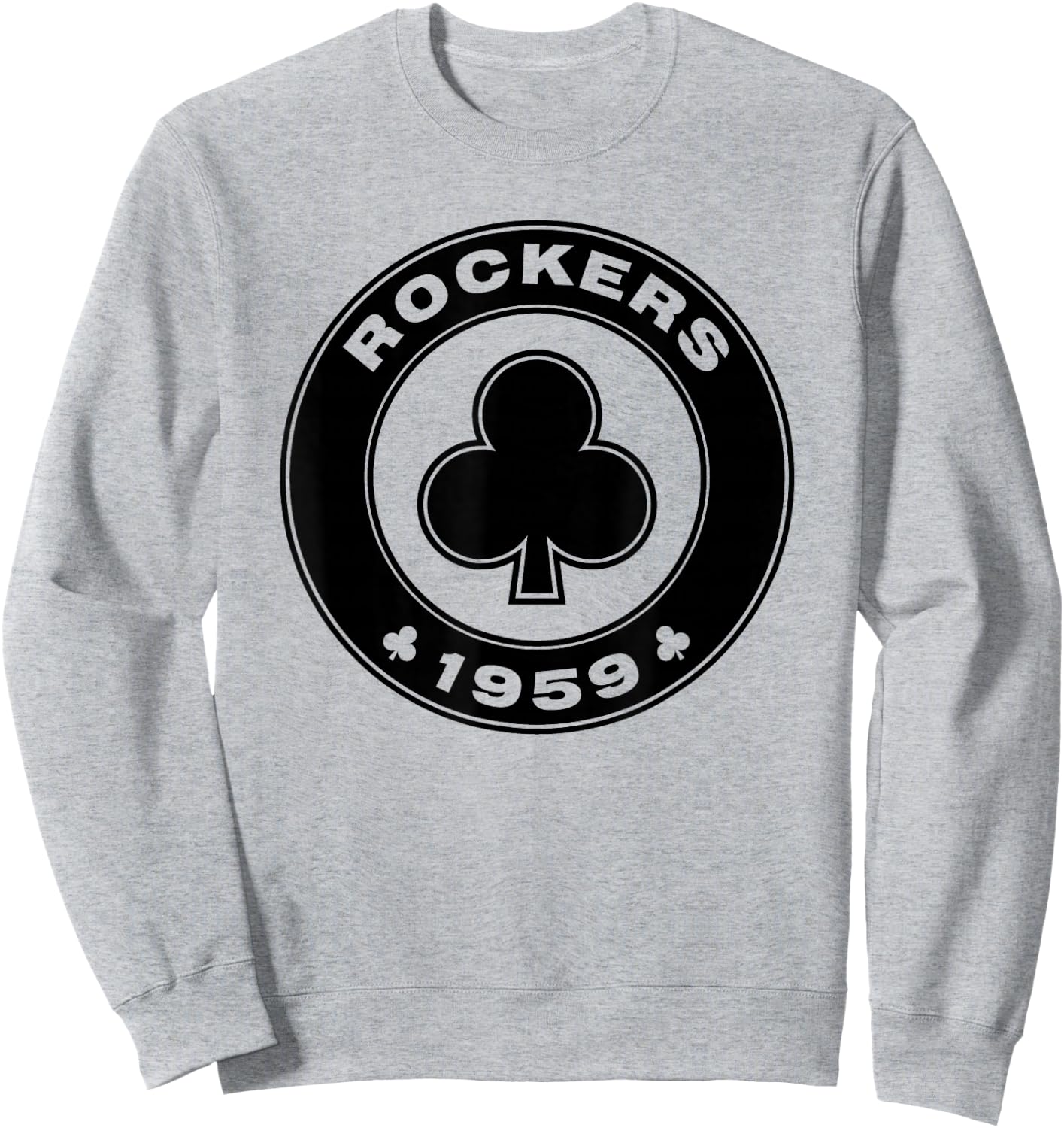 Rocker 1959 Cafe Racer Retro Classic Motorcycle Mod Sweatshirt - Sweatshirt | Ash