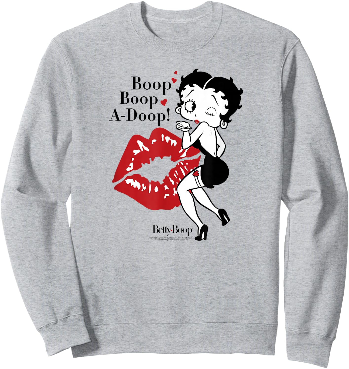 Betty Boop Blowing Kisses Sweatshirt - Sweatshirt | Ash