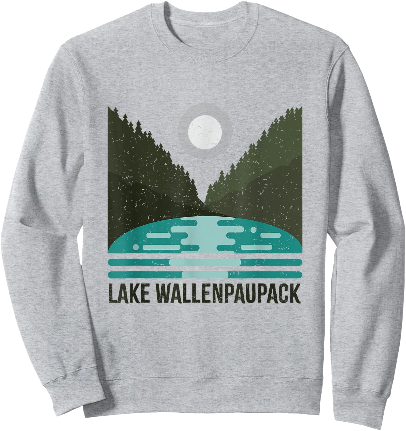 Pennsylvania | Lake Wallenpaupack PA Shirt Sweatshirt - Sweatshirt | Ash