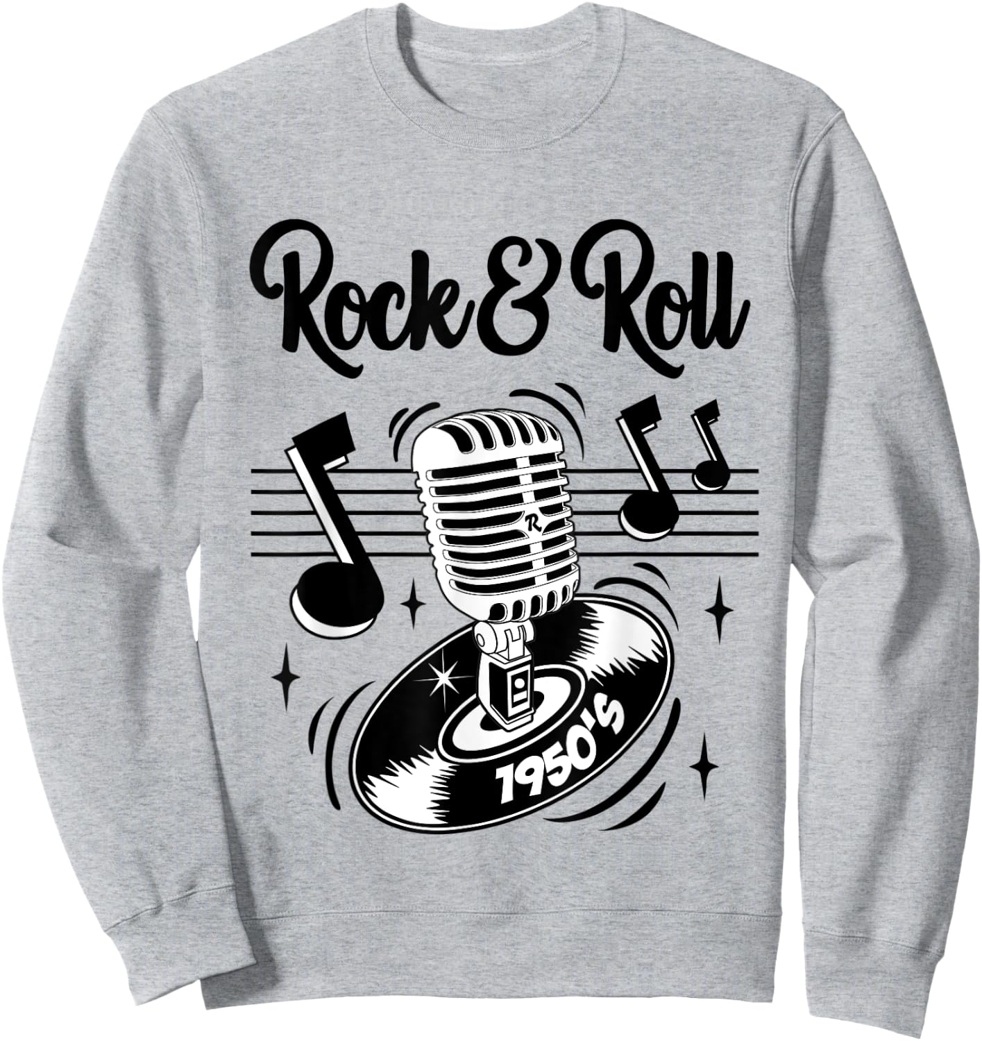 Rockabilly Rocker Clothes 50s Sock Hop Greaser 1950s Doo Wop Sweatshirt - Sweatshirt | Ash