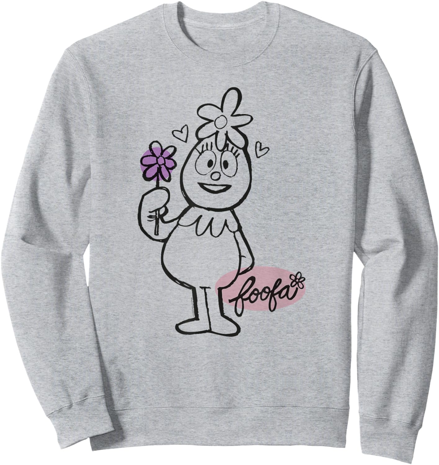 Yo Gabba Gabba - Sketch Foofa Sweatshirt - Sweatshirt | Ash