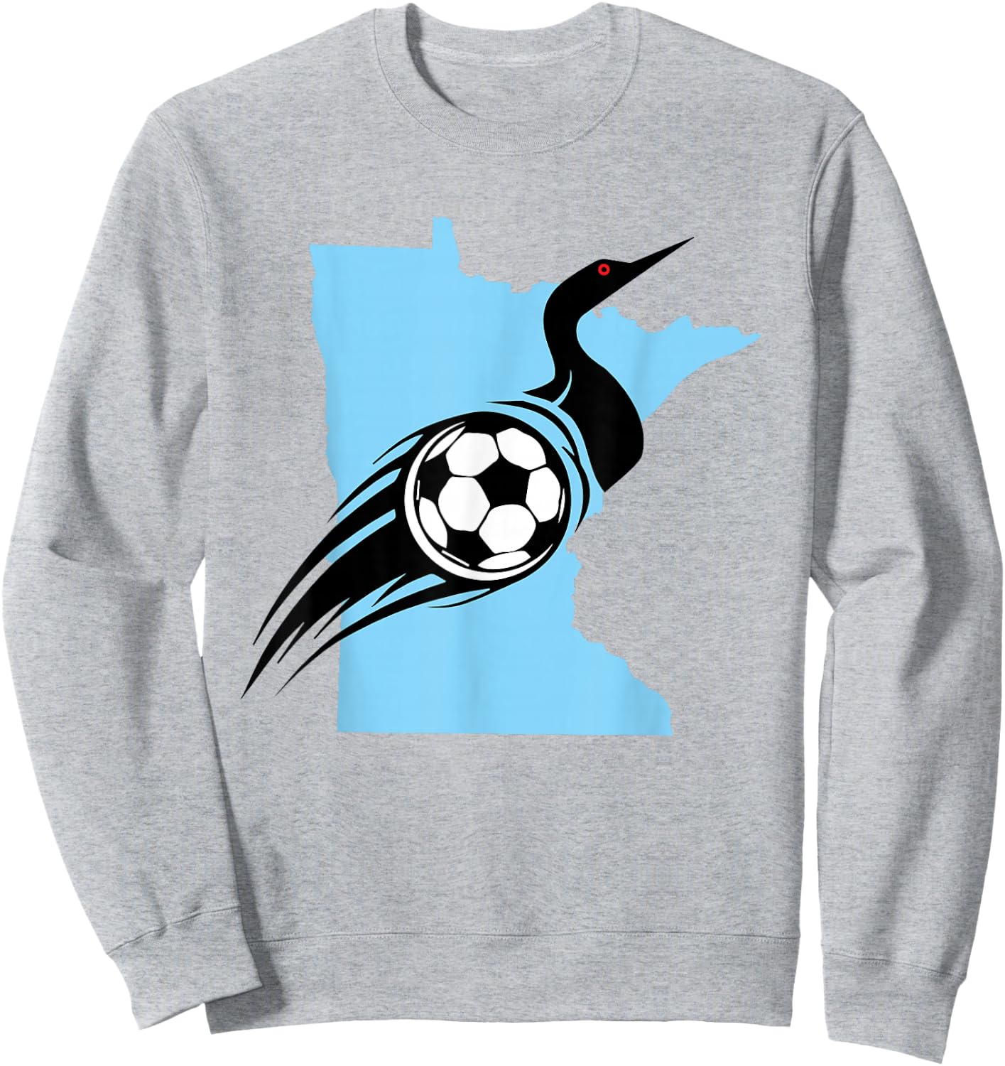 Minnesota Soccer Loon Sweatshirt - Sweatshirt | Ash