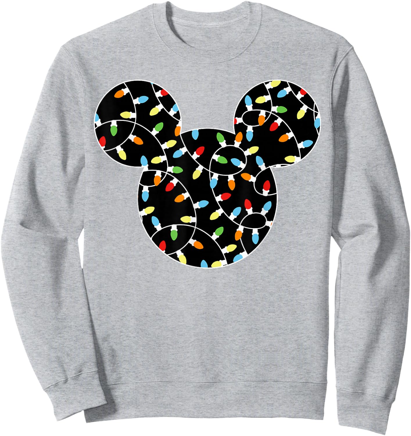Disney - Mickey Holiday Lights Sweatshirt - Sweatshirt | Ash